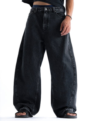 D01 · Basalt · 15 oz Organic Barrel Cut Denim (PREORDER)- NOV 15TH