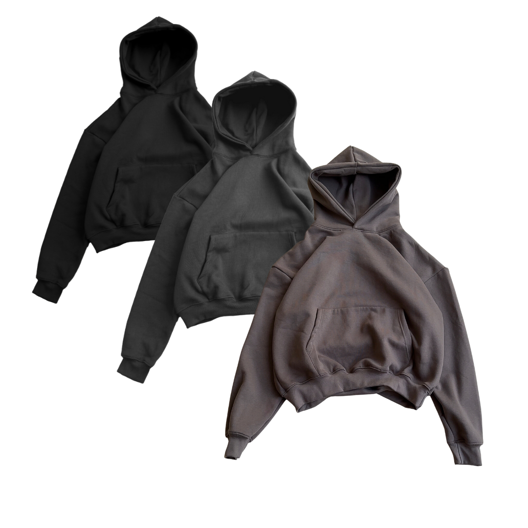 Luxury Pull Over Sample Pack - Dark Neutral Essentials (Worth $210/ MARCH Delivery)