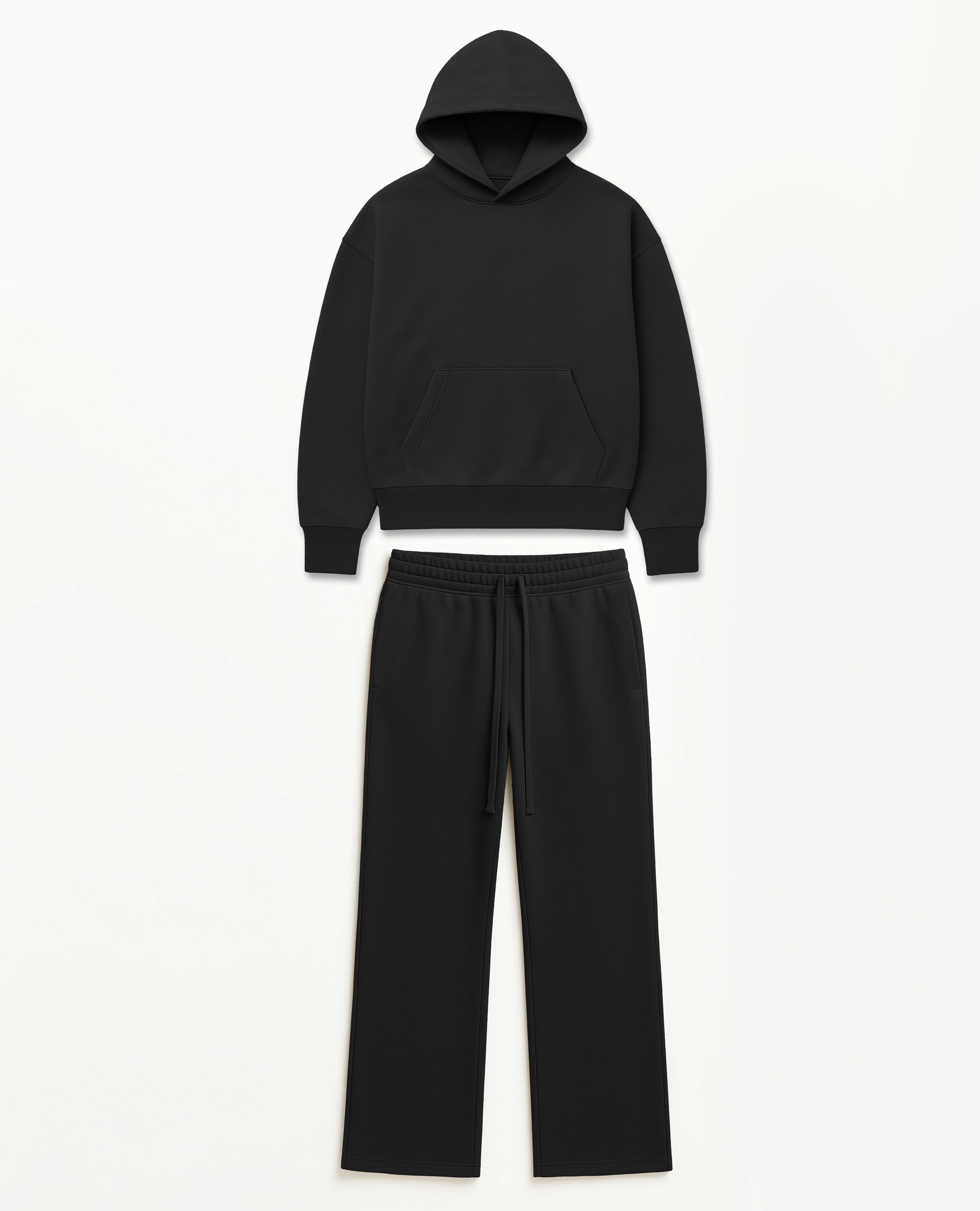 Ultra Heavy 520GSM GOTS Organic Hoodie+Sweats (Worth $120) black