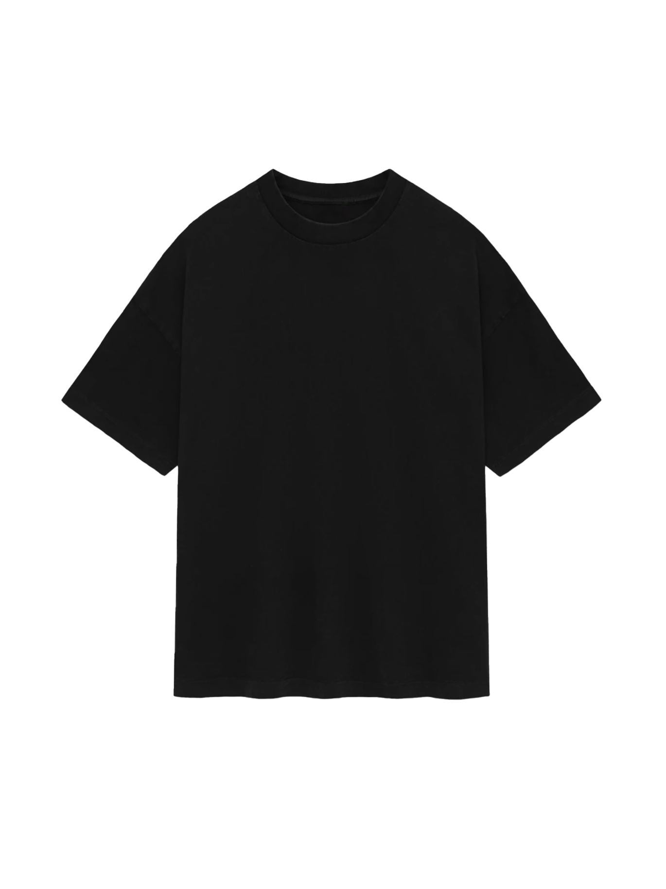 T31 Organic Black Boxy T