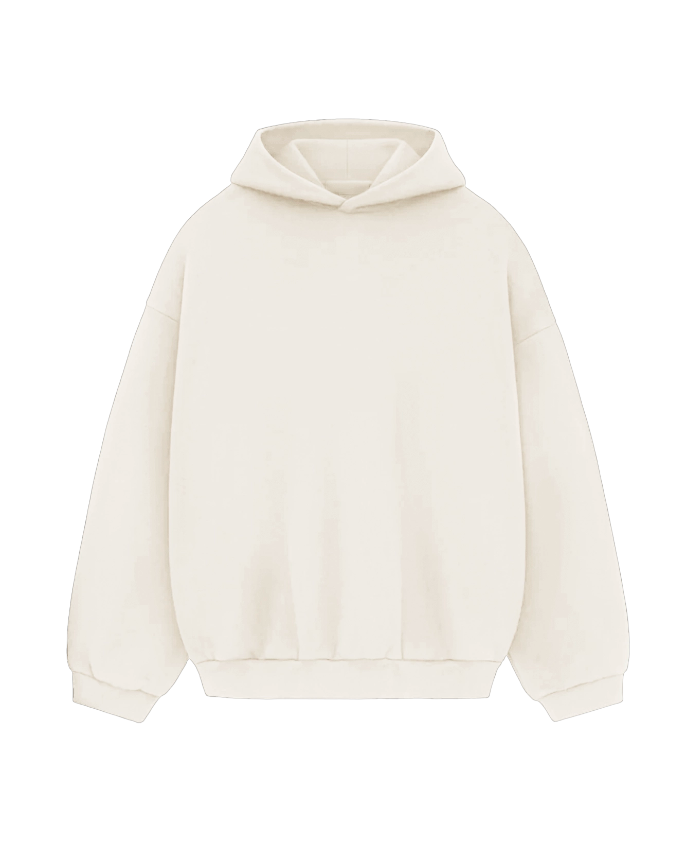 X27 Ivory Organic Heavy Fleece Hoodie