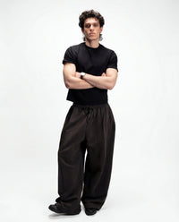 S32 Standard Fit Cropped T-Shirt — 220 GSM Organic Cotton - Black