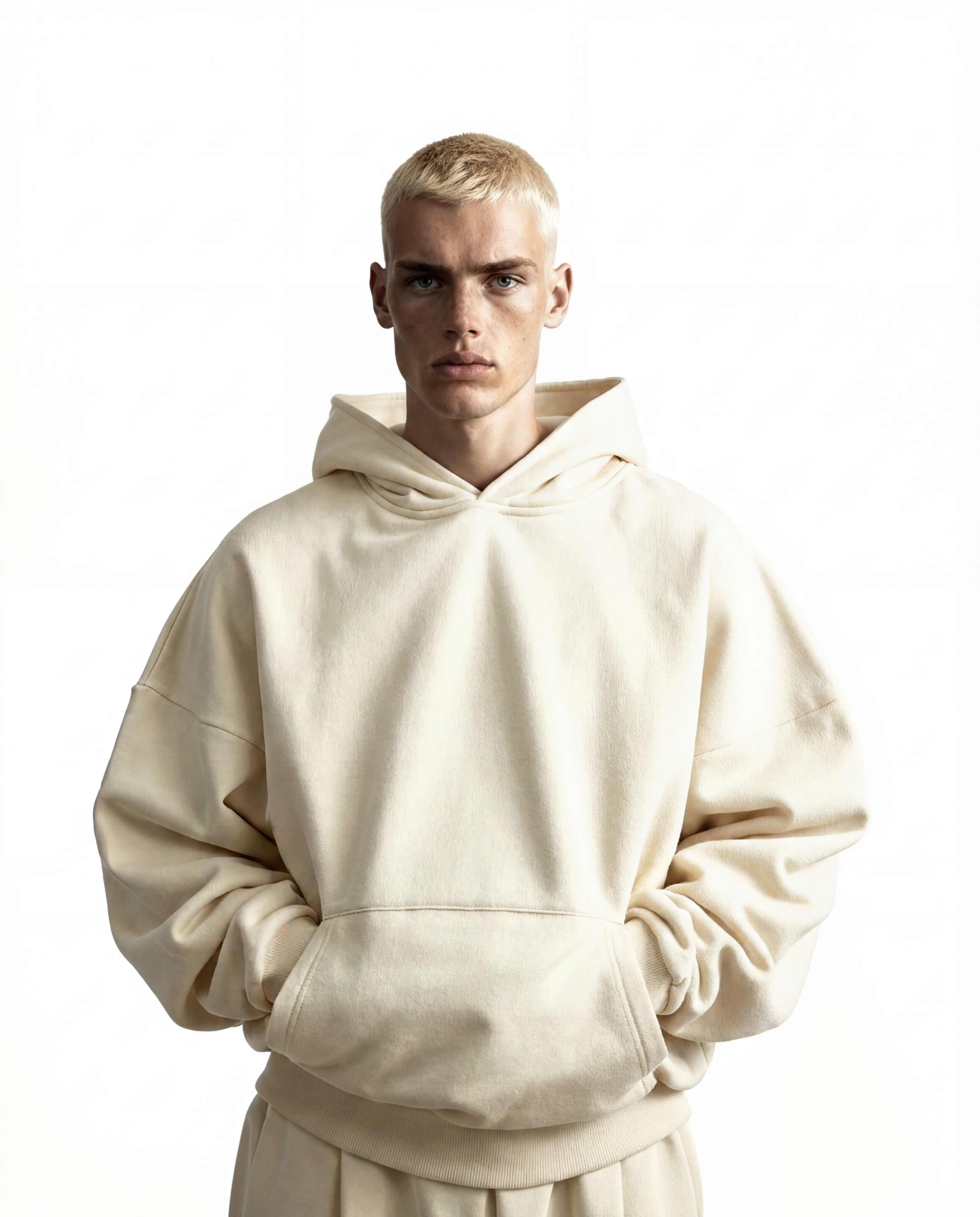 Y27 - Heavy Boxy Organic Hoodie — Artic Wolf [520 GSM]