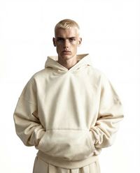 Y27 - Heavy Boxy Organic Hoodie — Artic Wolf [520 GSM]