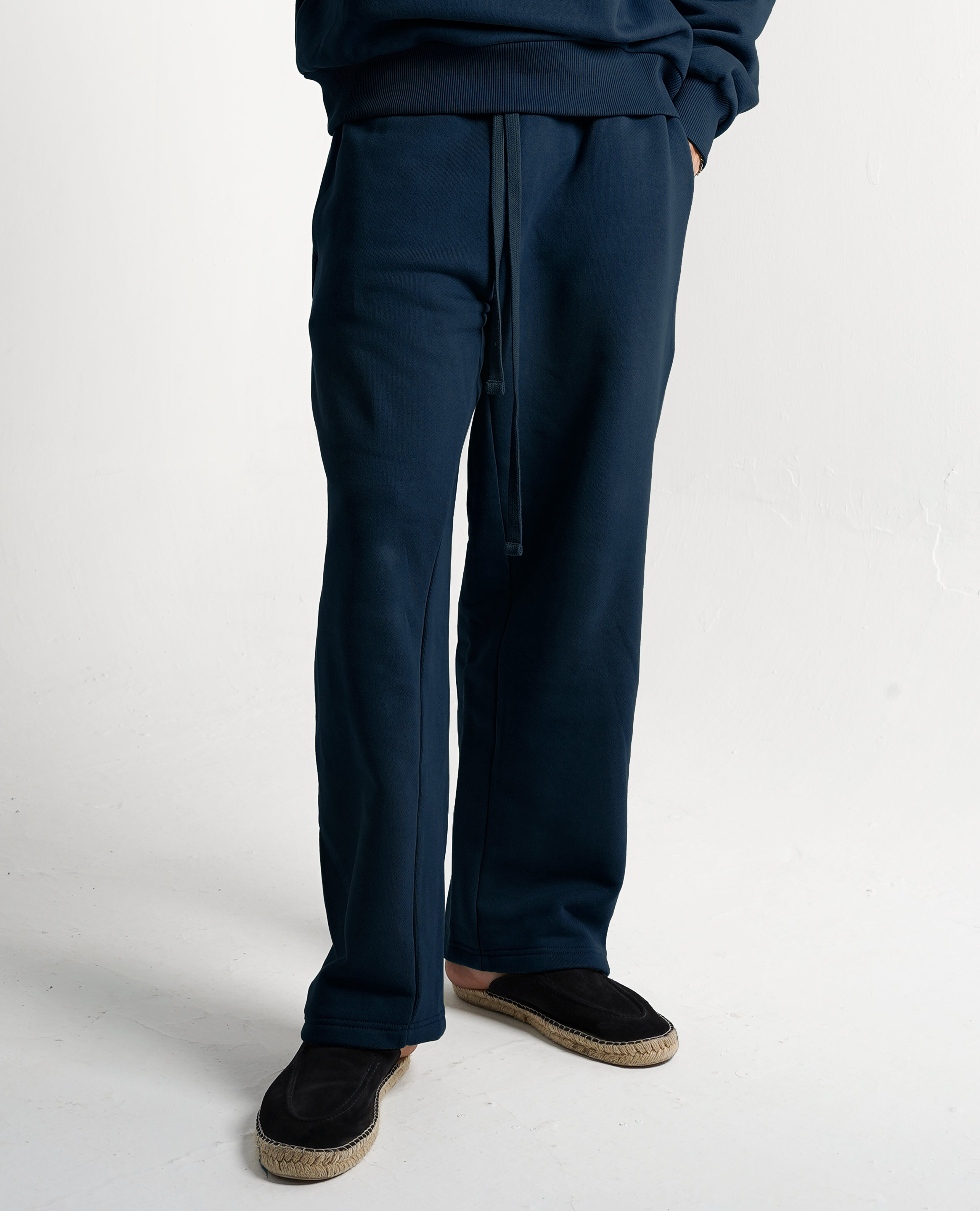 Y29 Ultra Heavy Organic Straight Leg Sweats, Deep Navy [Pre-order, Ships Feb 10th]