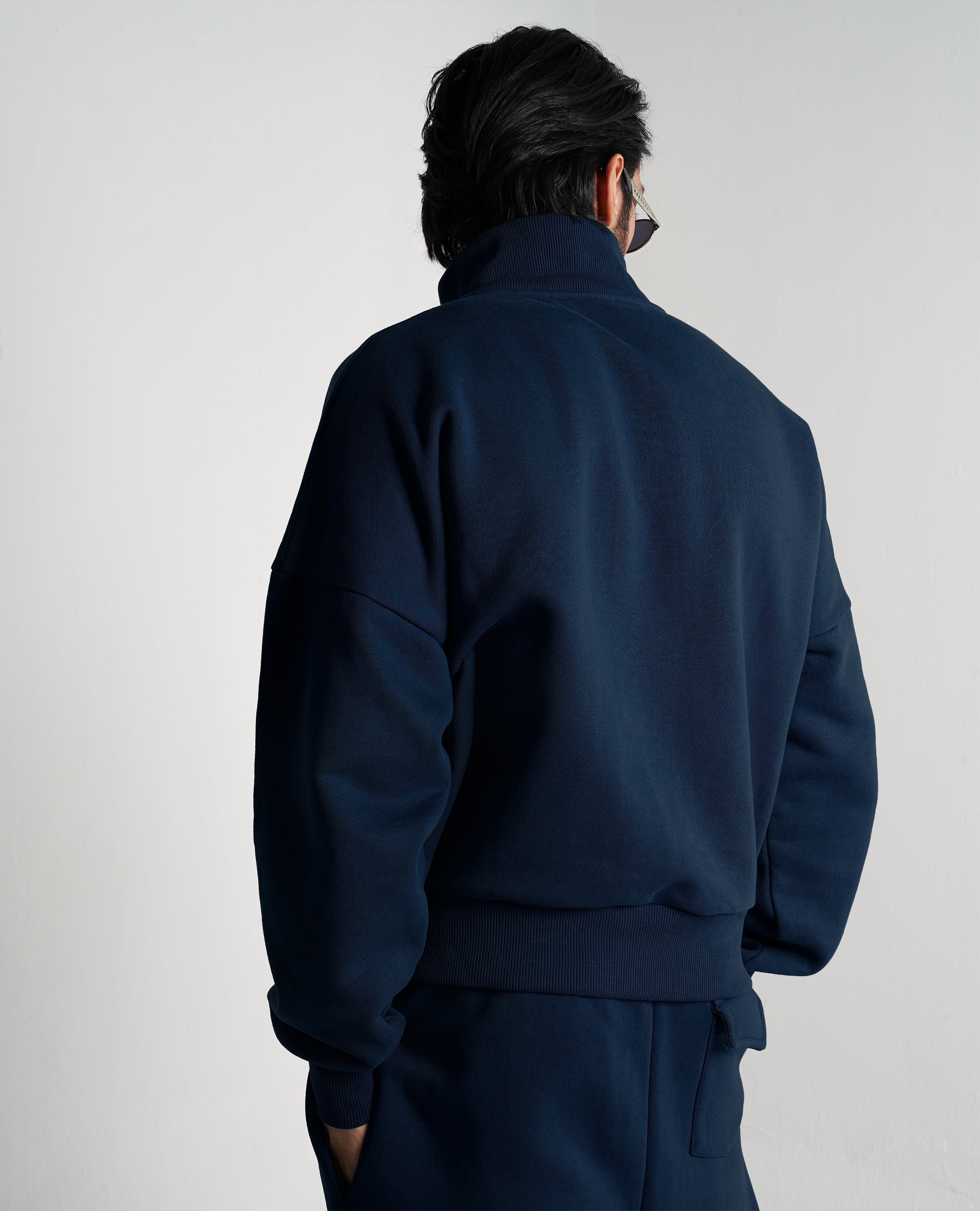 Y28 Ultra Heavy Organic Quarter Zip, Deep Navy