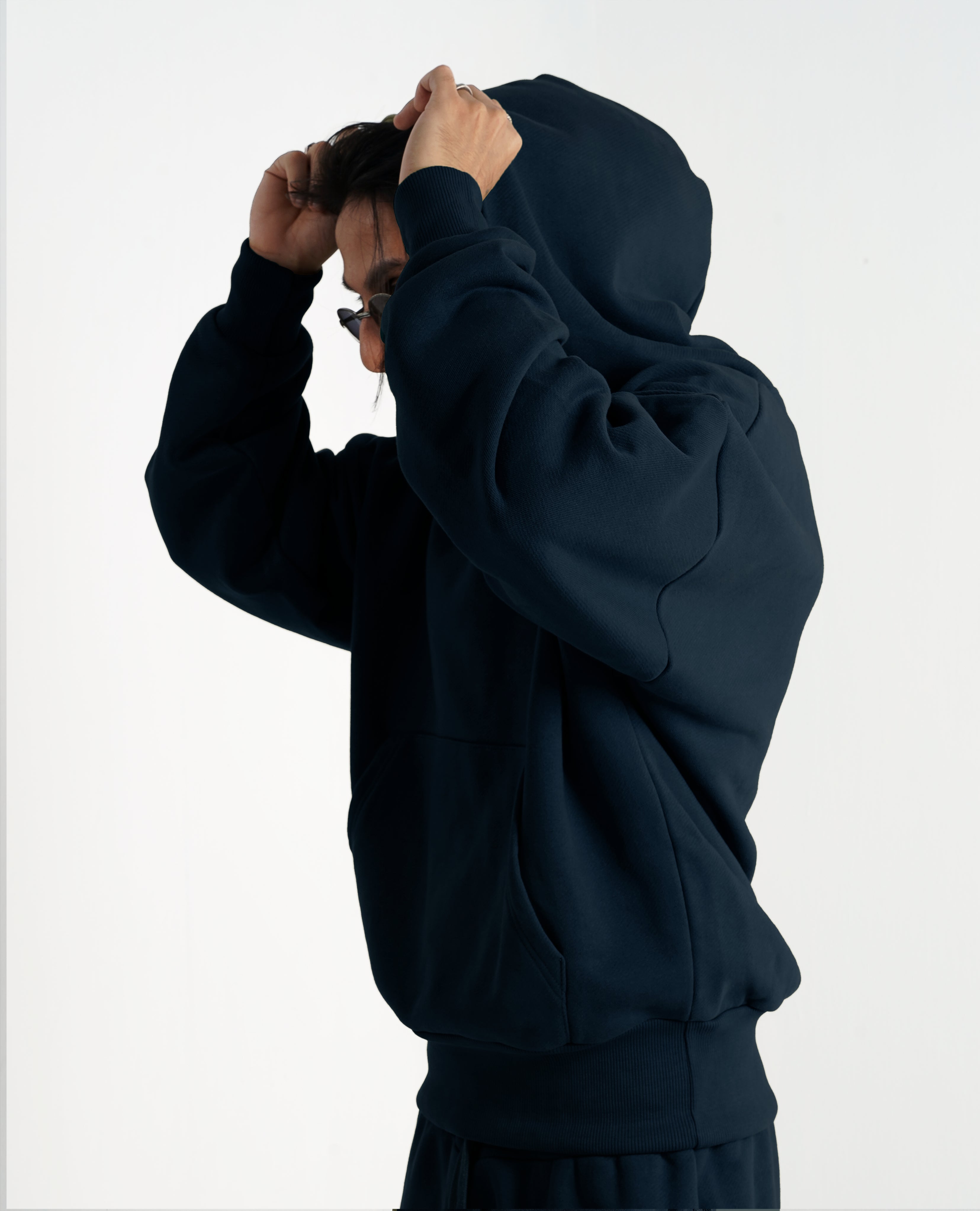 Y27 Ultra Heavy Organic Pull-Over, Deep Navy Blue [PRE-Order, Ships Feb 10th]