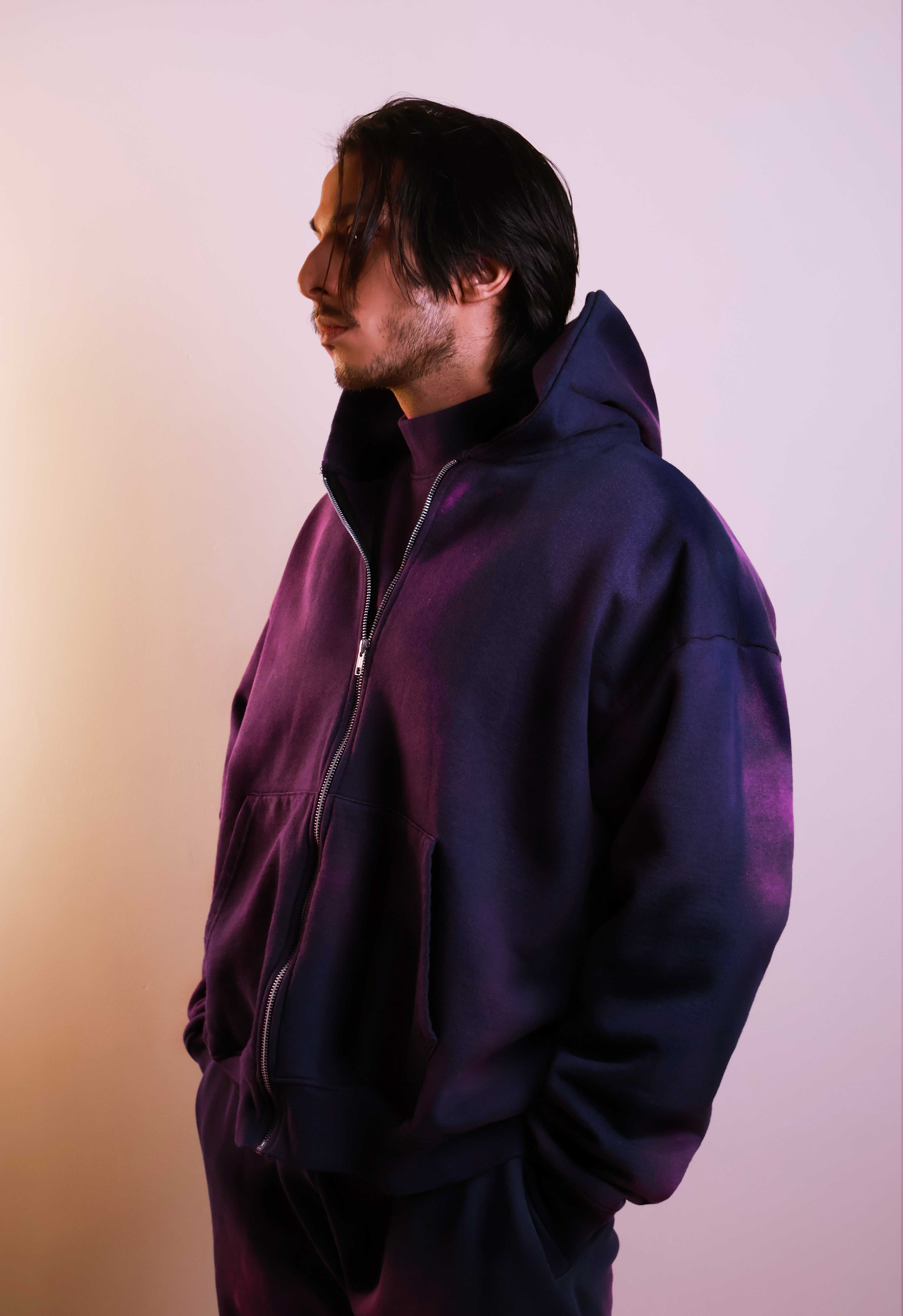 SE500T- Deep Purple Rust Wash Double Zip(March Delivery)