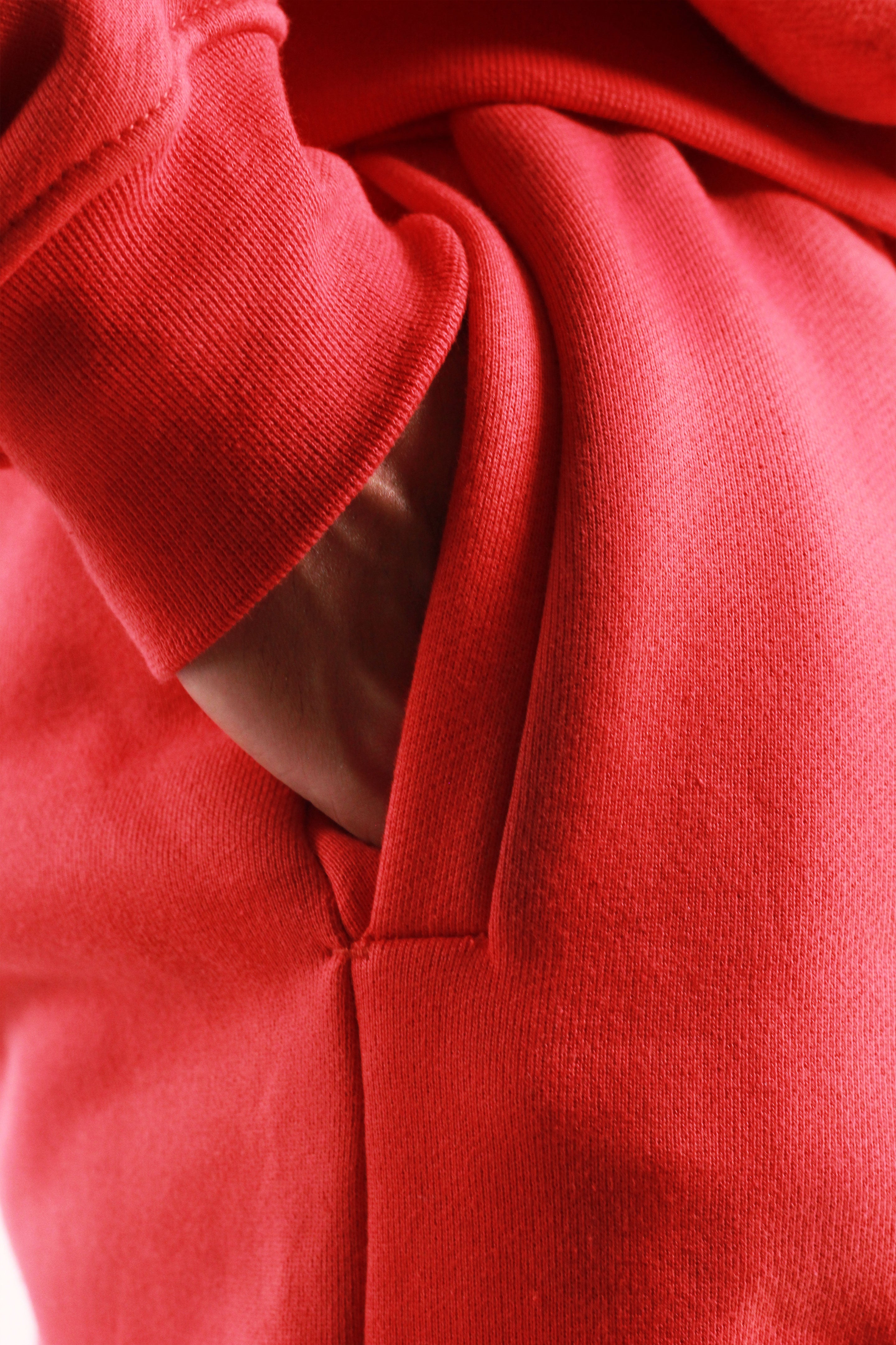 SE465 Oversized Sweat Pants Blood Red