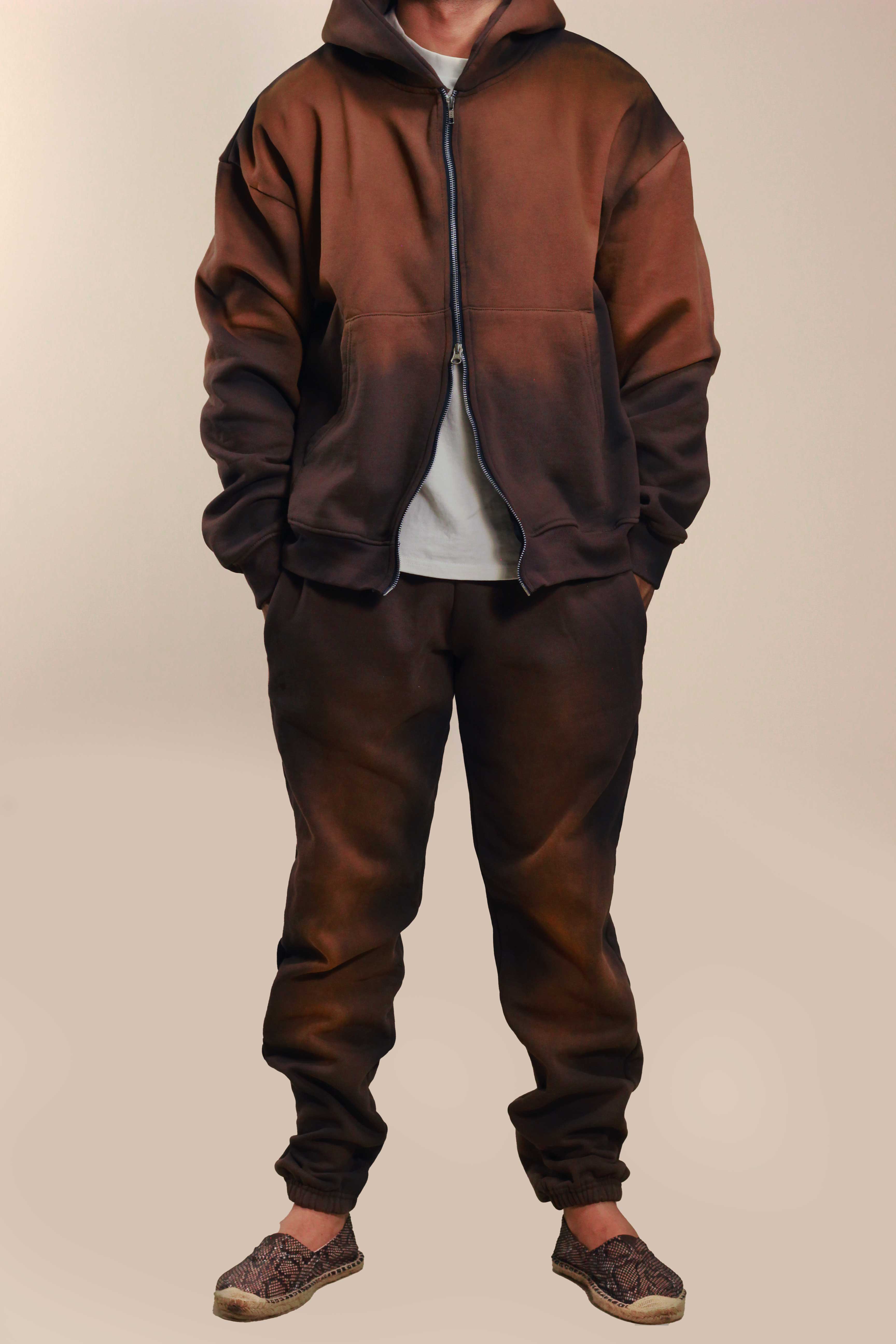 SE500ZF2- Mocha Rust Wash Double Zip (March Delivery)