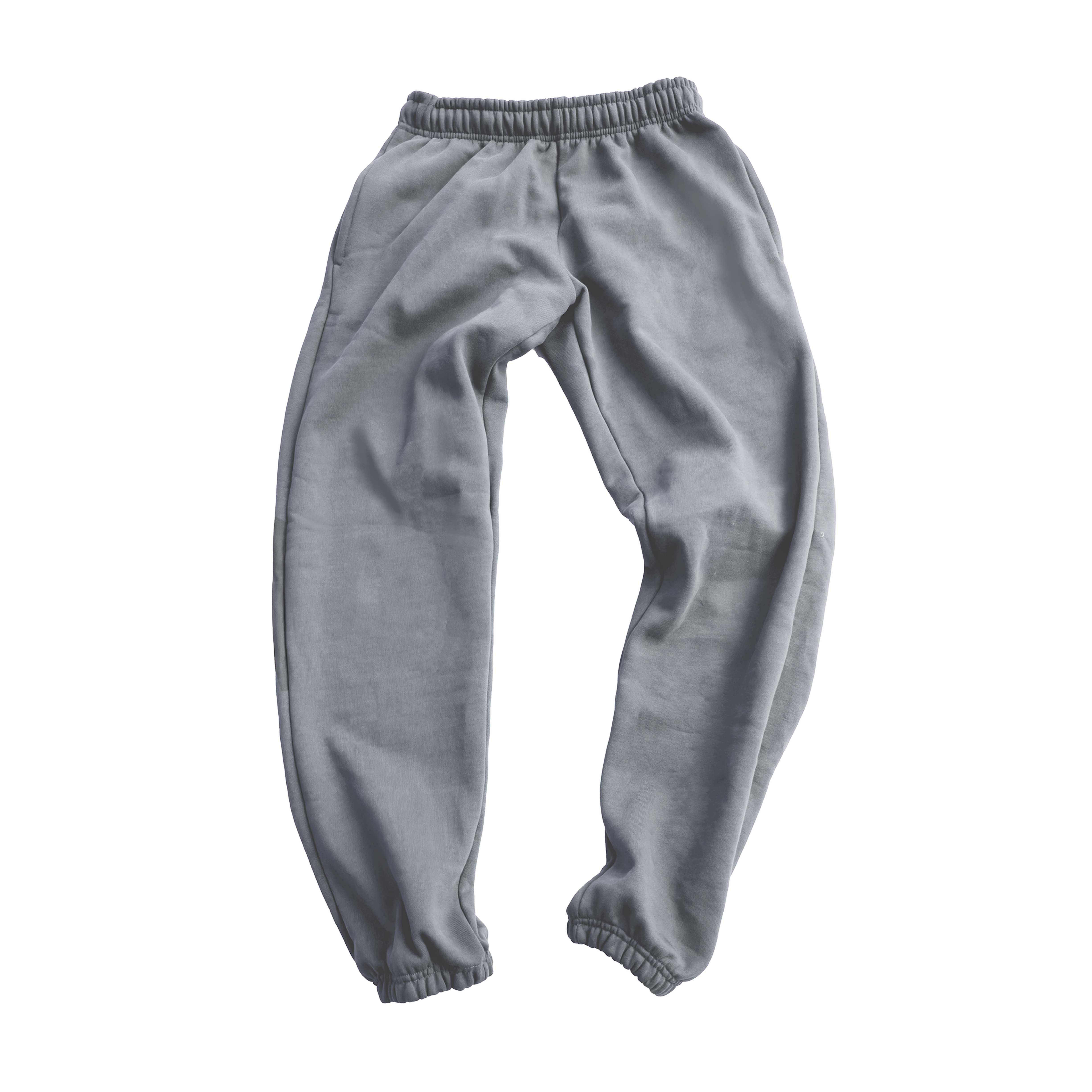 SE465 Oversized Sweat Pants- Silver Space Grey (Same Day Shipping)
