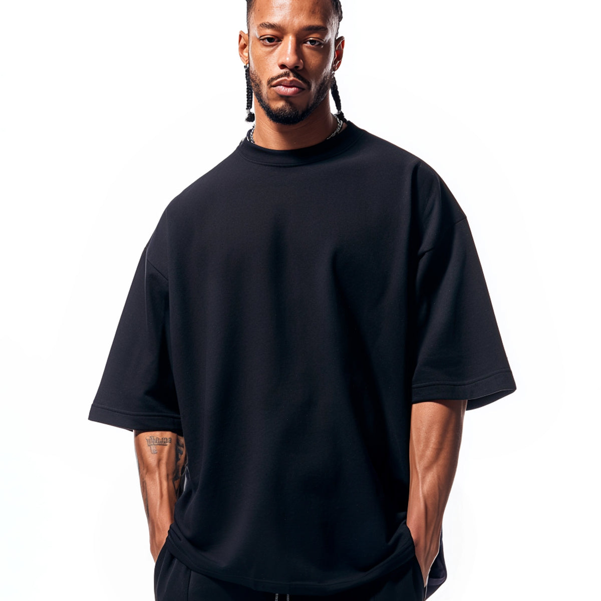 Tシャツ・カットソー THE ROW T-SHIRTS BLACK Torya T-Shirt Black in Cotton – The Row