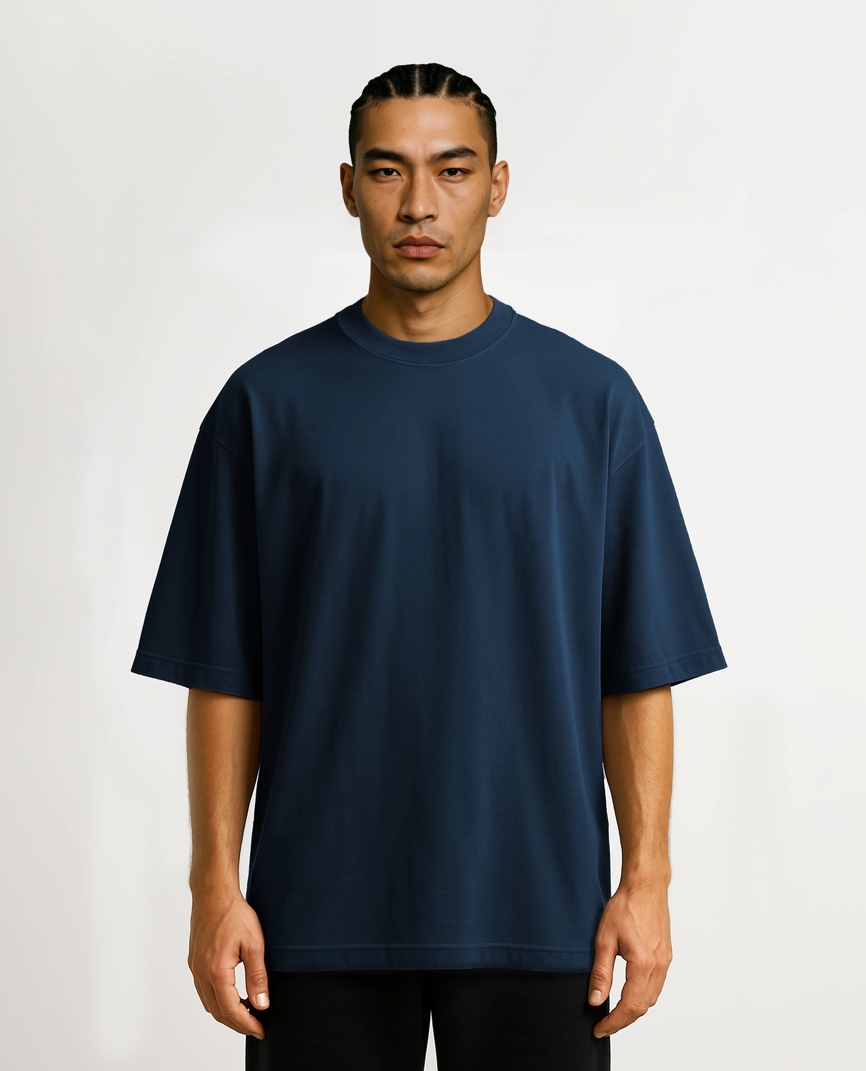 T32 Organic Heavy T-Shirt, Deep Navy Blue
