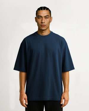 T32 Organic Heavy T-Shirt, Deep Navy Blue