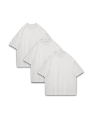 T32 Organic Heavy T-Shirt, White 3-PACK [IN STOCK]