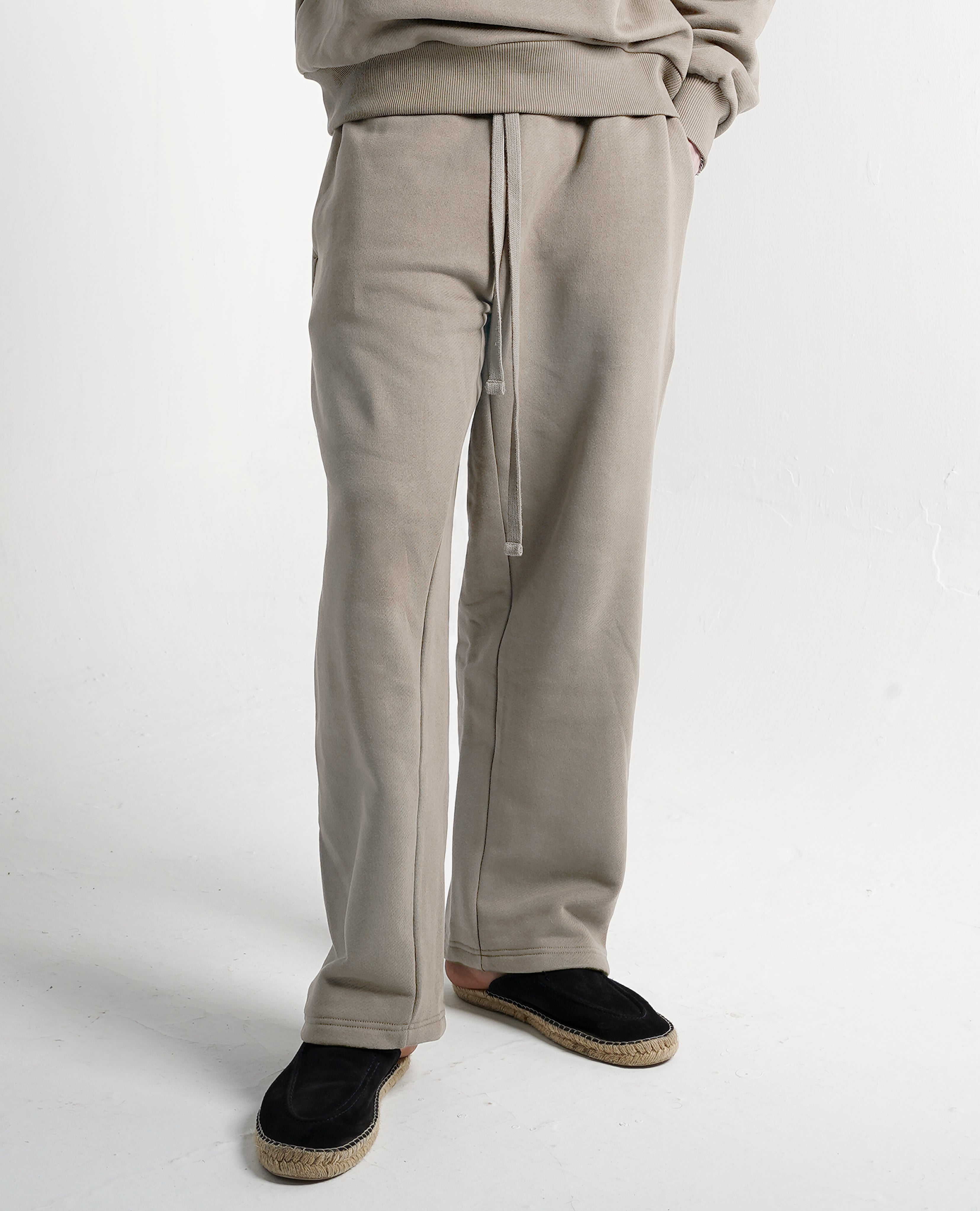 Y29 Ultra Heavy Organic Straight Leg Sweats, Smokey Taupe [Pre-order, Ships Feb 10th]