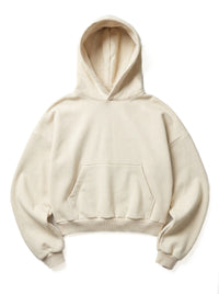 Z25 Athletic Cropped Hoodie, Arctic Wolf — 530GSM Organic Jersey Fleece-back [Pre-order, March 23rd]