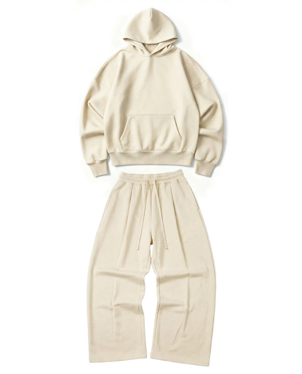 BUDS POOL APHRODITE GANG スラックス Ultra Heavy 520GSM Organic Hoodie+Baggy Pleat Sweats Artic Wolf