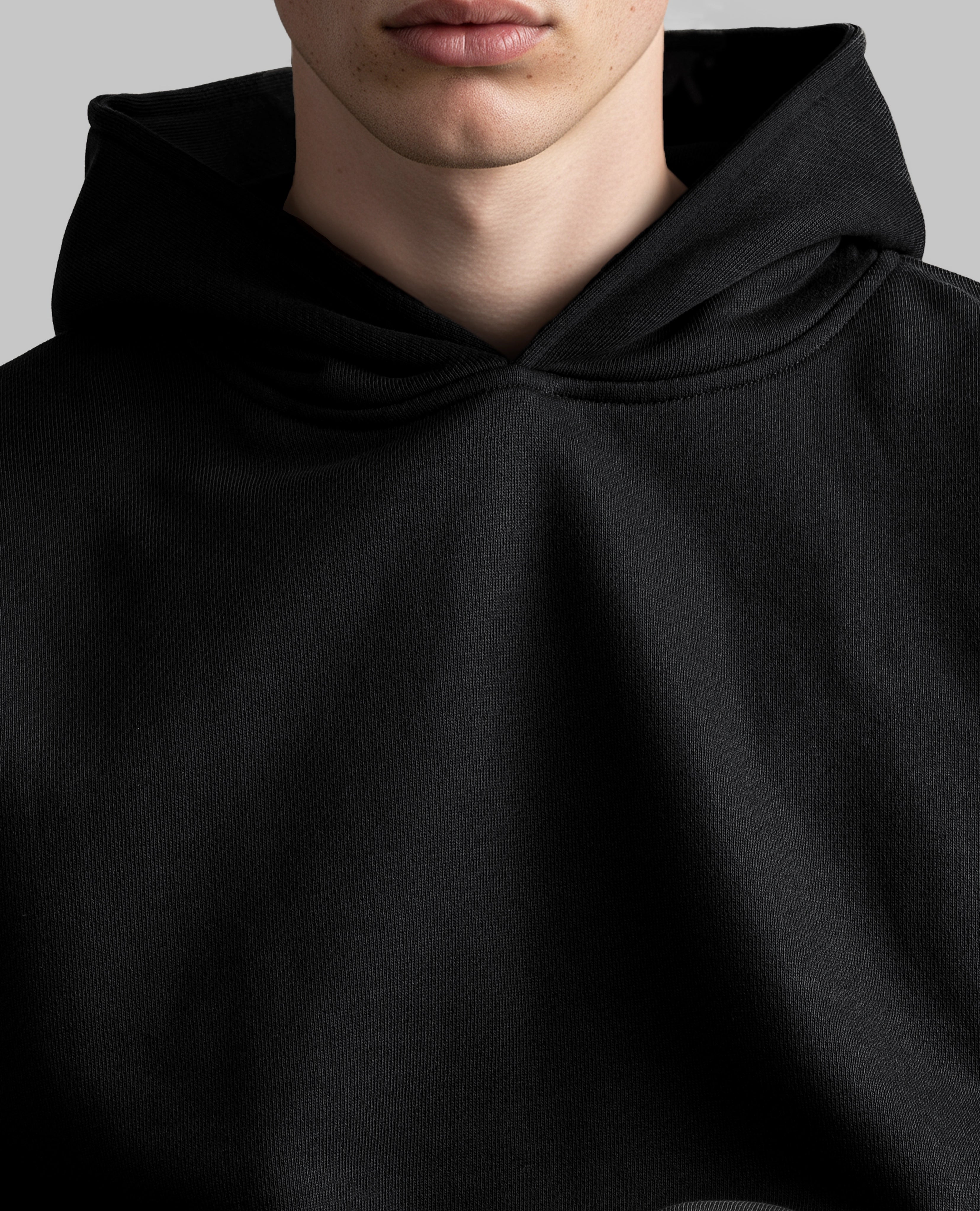 Y27 Ultra Heavy Organic Pull-Over, Midnight Black [IN STOCK]