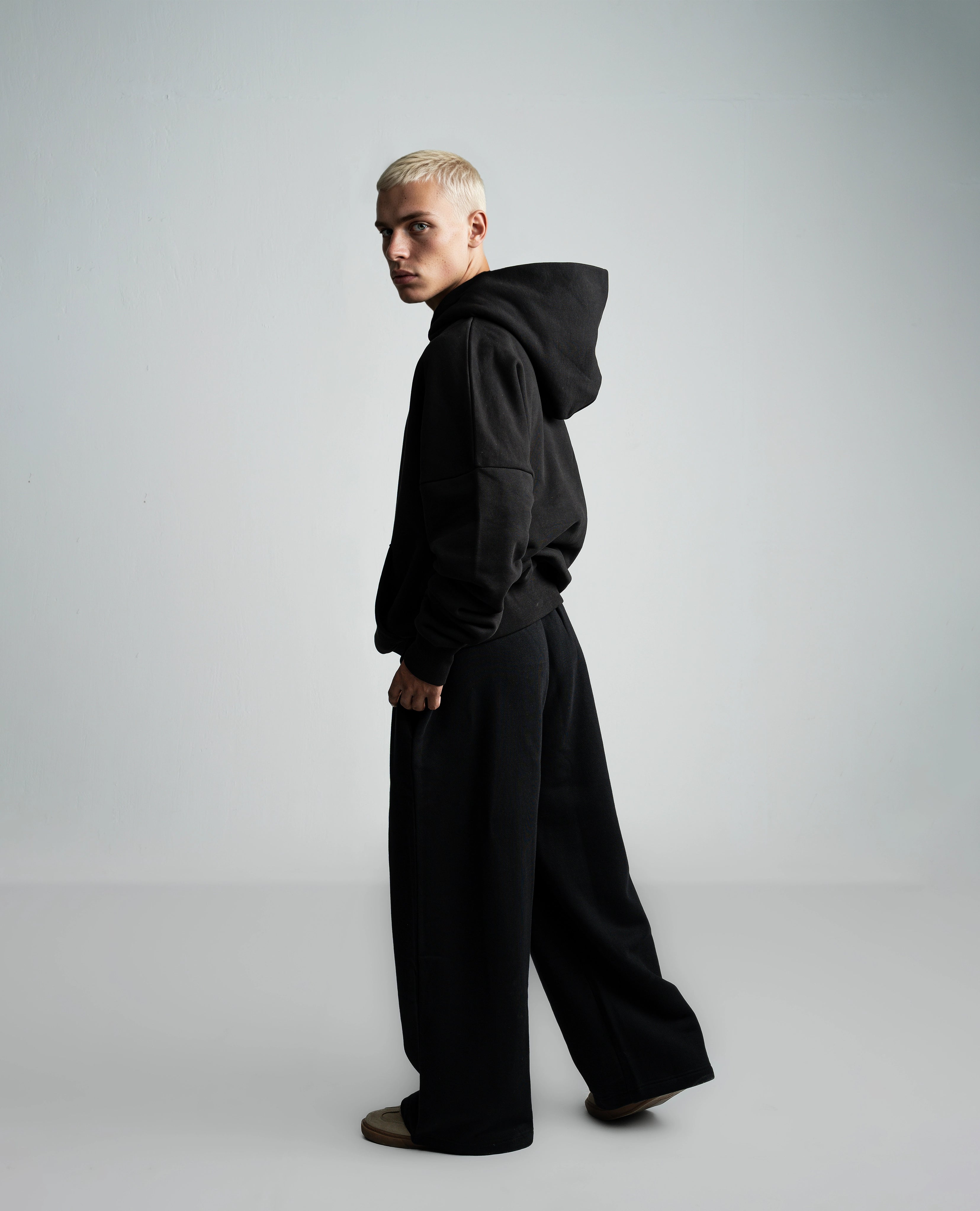 Y27 Ultra Heavy Organic Pull-Over, Midnight Black [IN STOCK]