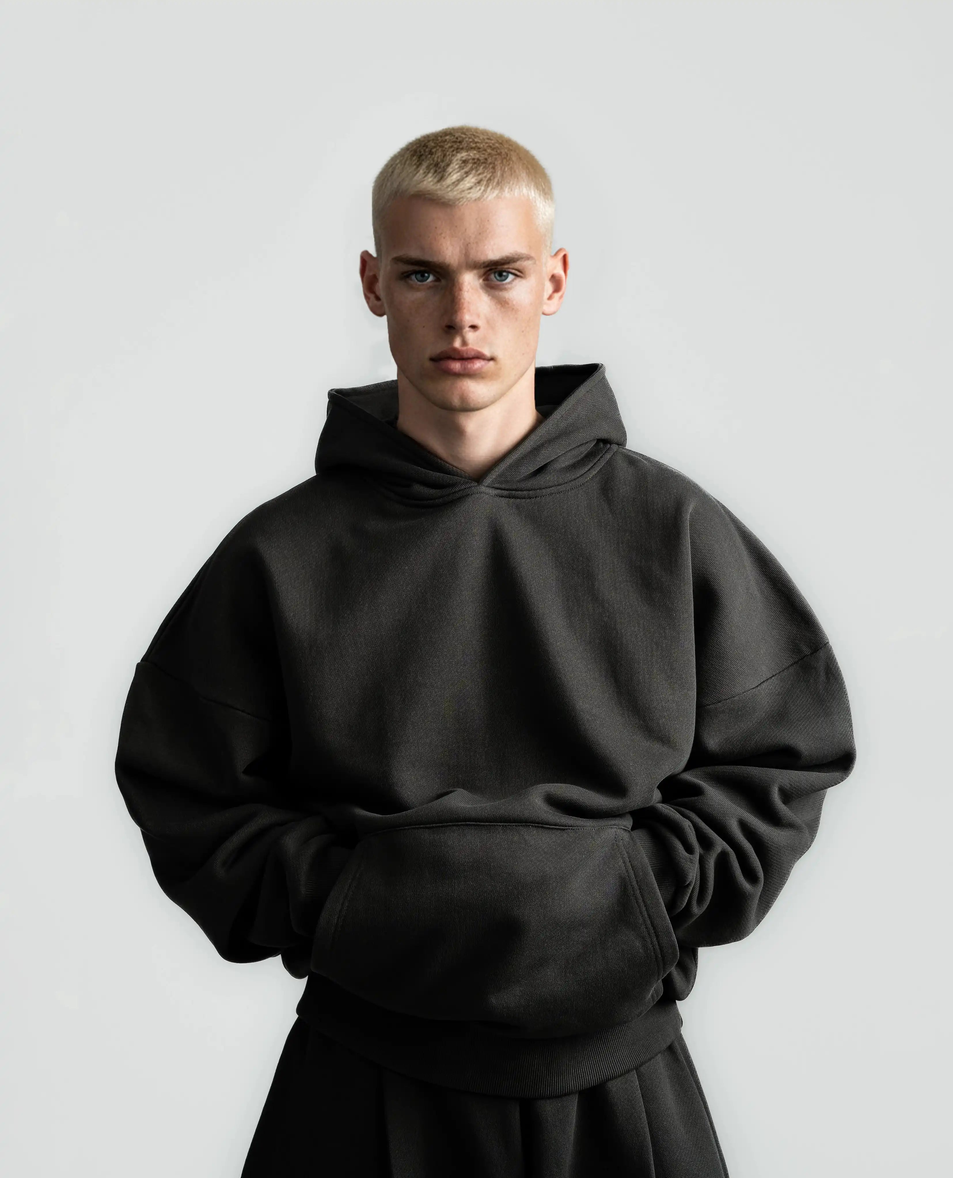 Y27 Ultra Heavy Organic Pull-Over, Volcanic Ash [FACTORY DEFECT] FINAL SALE