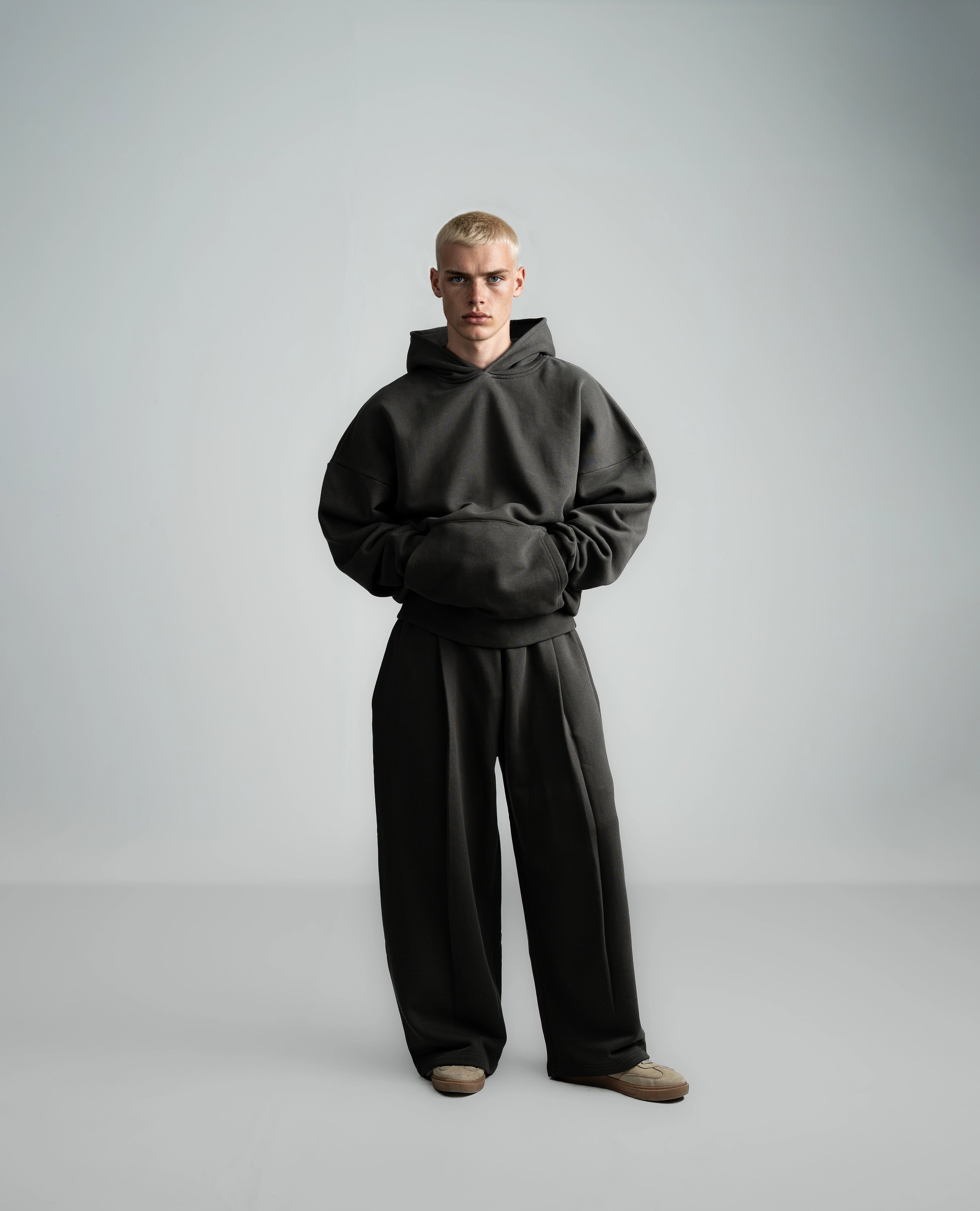 Y27 Ultra Heavy Organic Pull-Over, Volcanic Ash [IN STOCK]