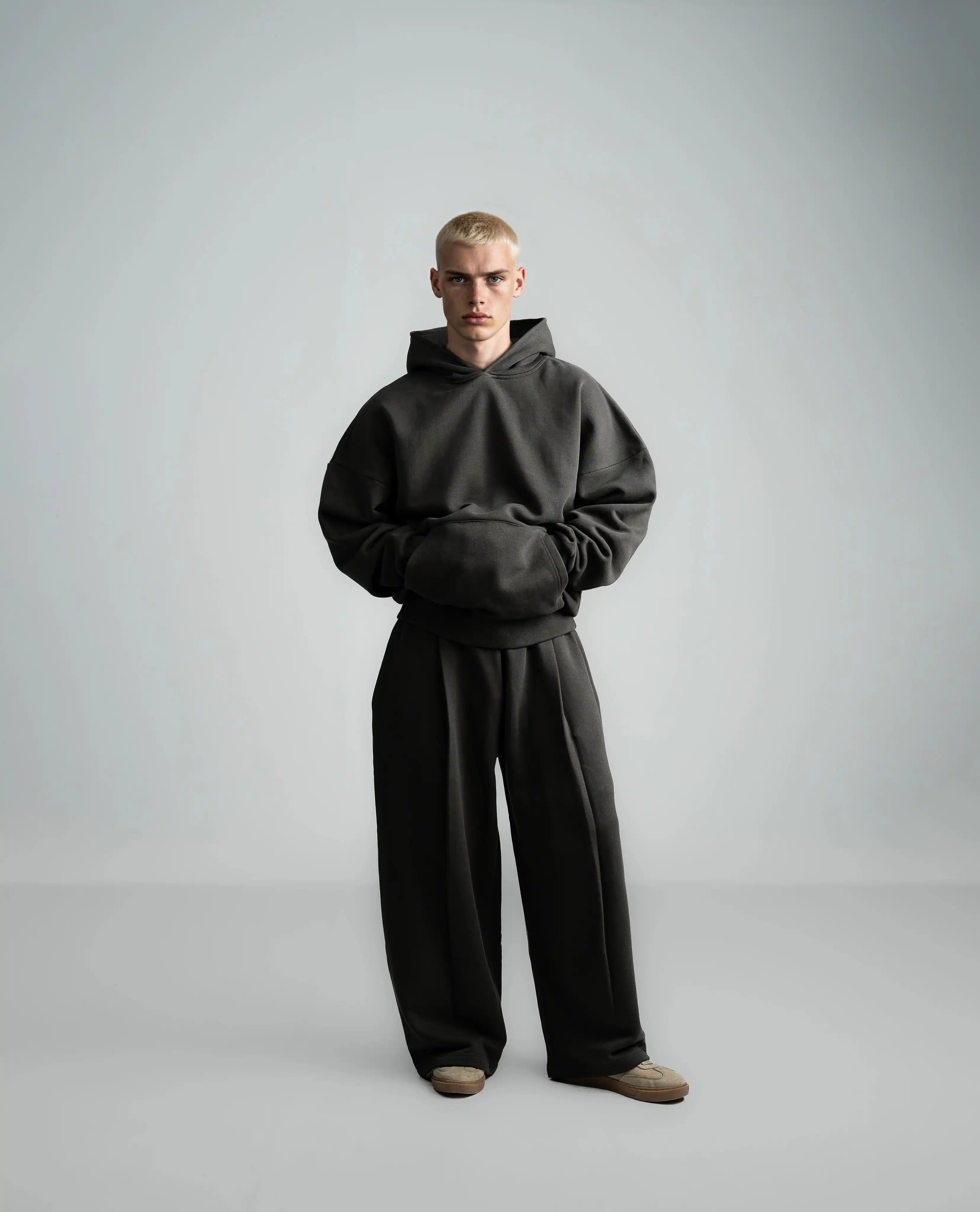 Y27 Ultra Heavy Organic Pull-Over, Volcanic Ash [FACTORY DEFECT] FINAL SALE