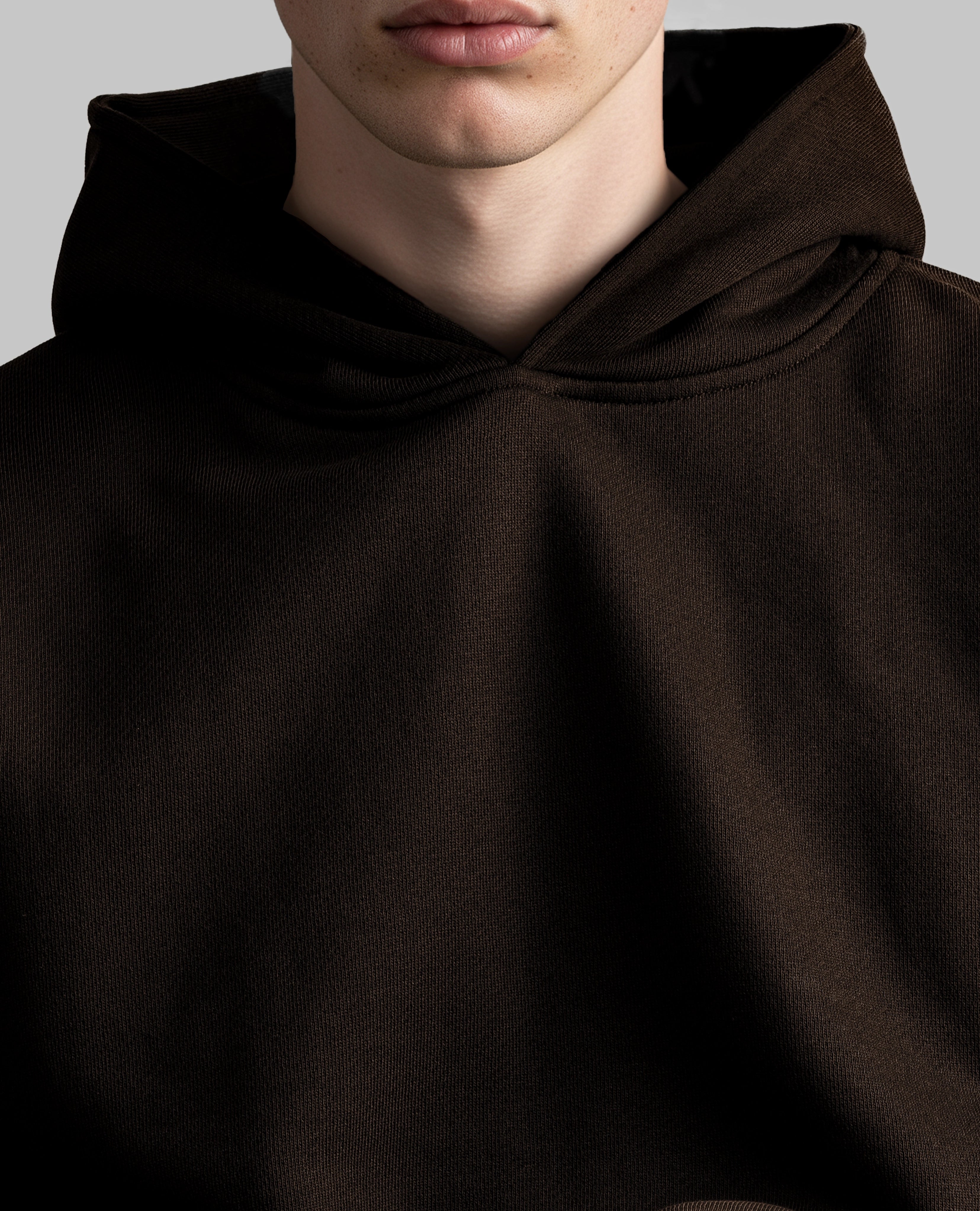 Y27 Ultra Heavy Organic Pull-Over, Mocha Brown [IN STOCK]