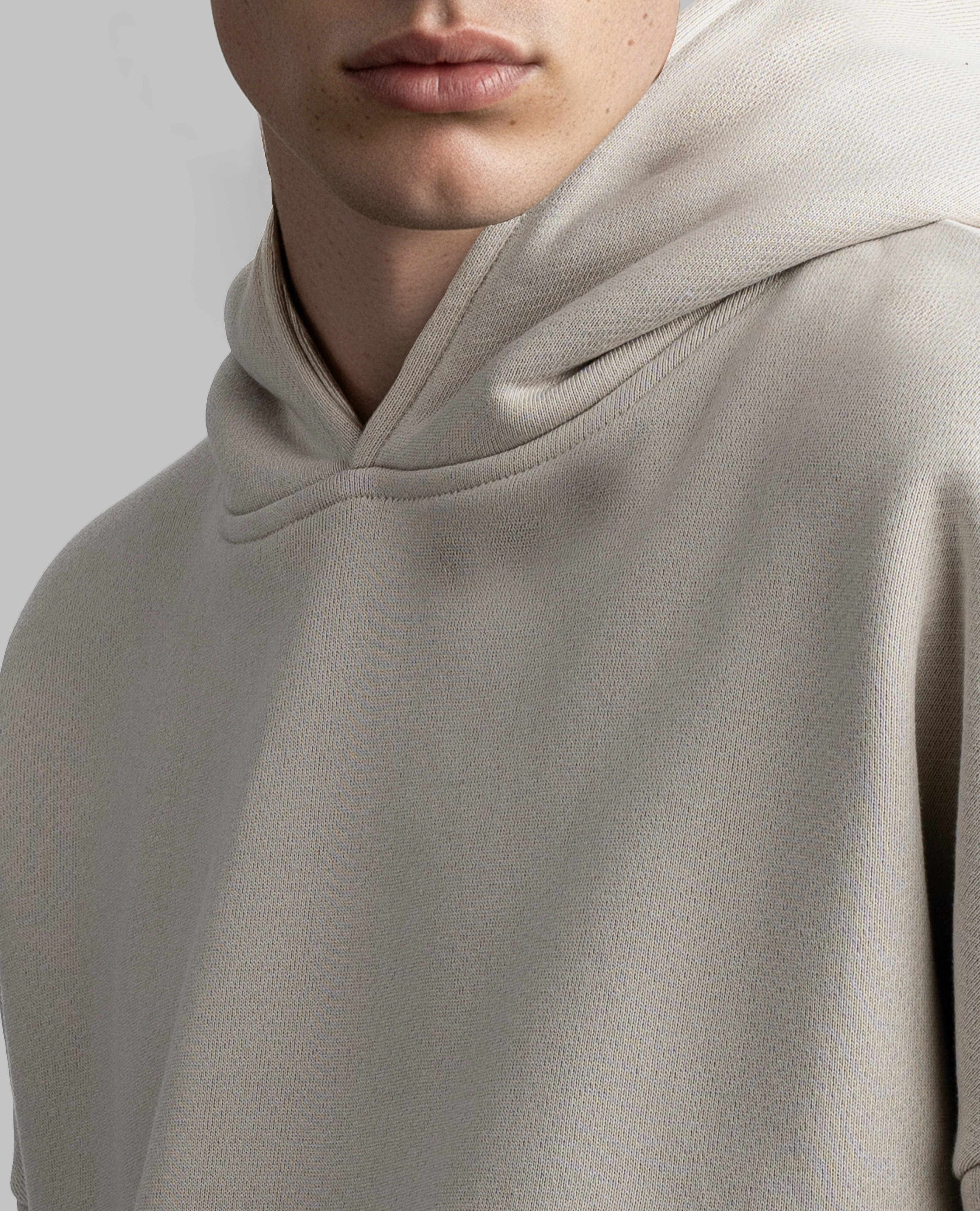 Y27 Ultra Heavy Organic Pull-Over, Smokey taupe [Pre-order, Ships October 1]