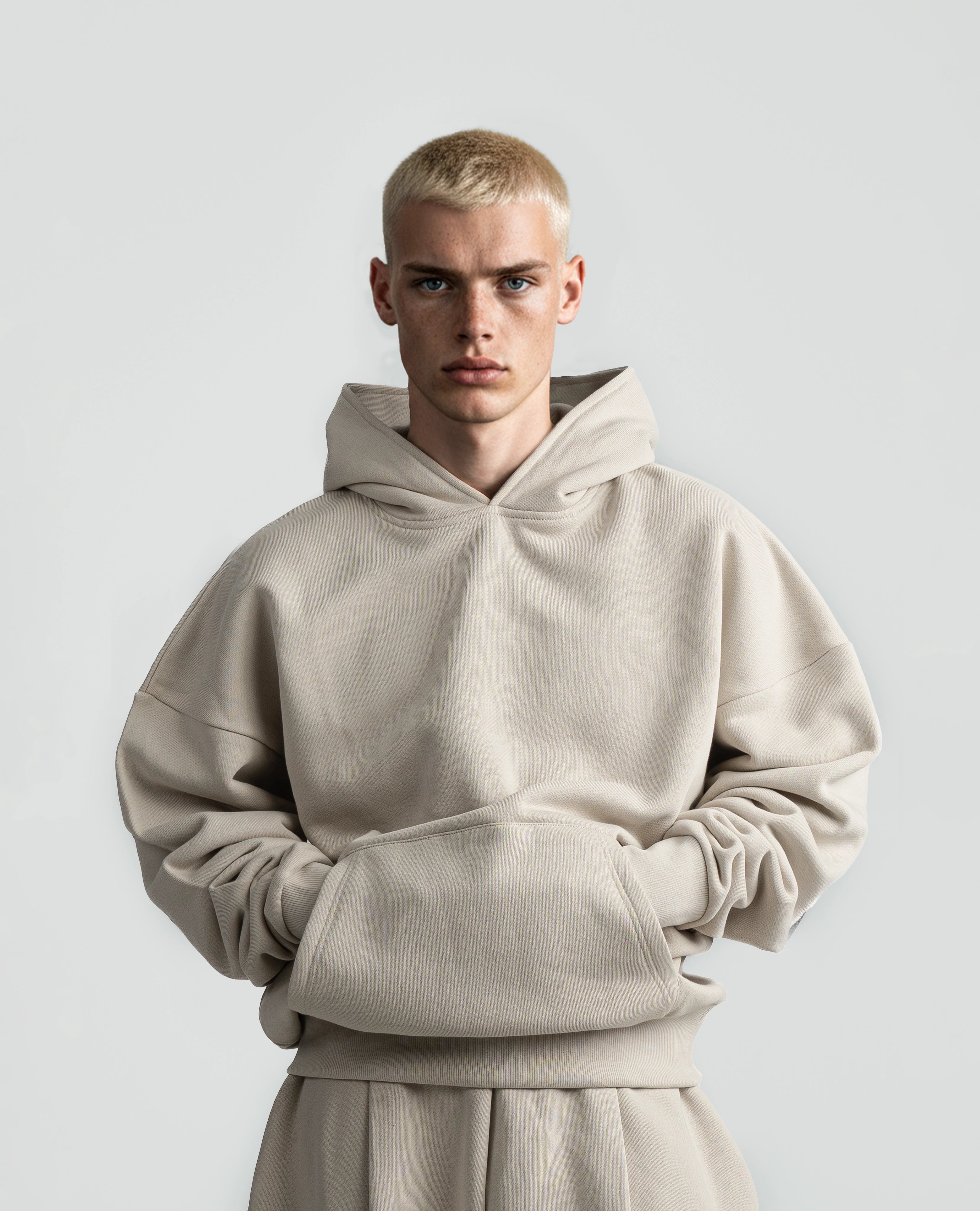 Y27 Ultra Heavy Organic Pull-Over, Smokey taupe [Pre-order, Ships October 1]