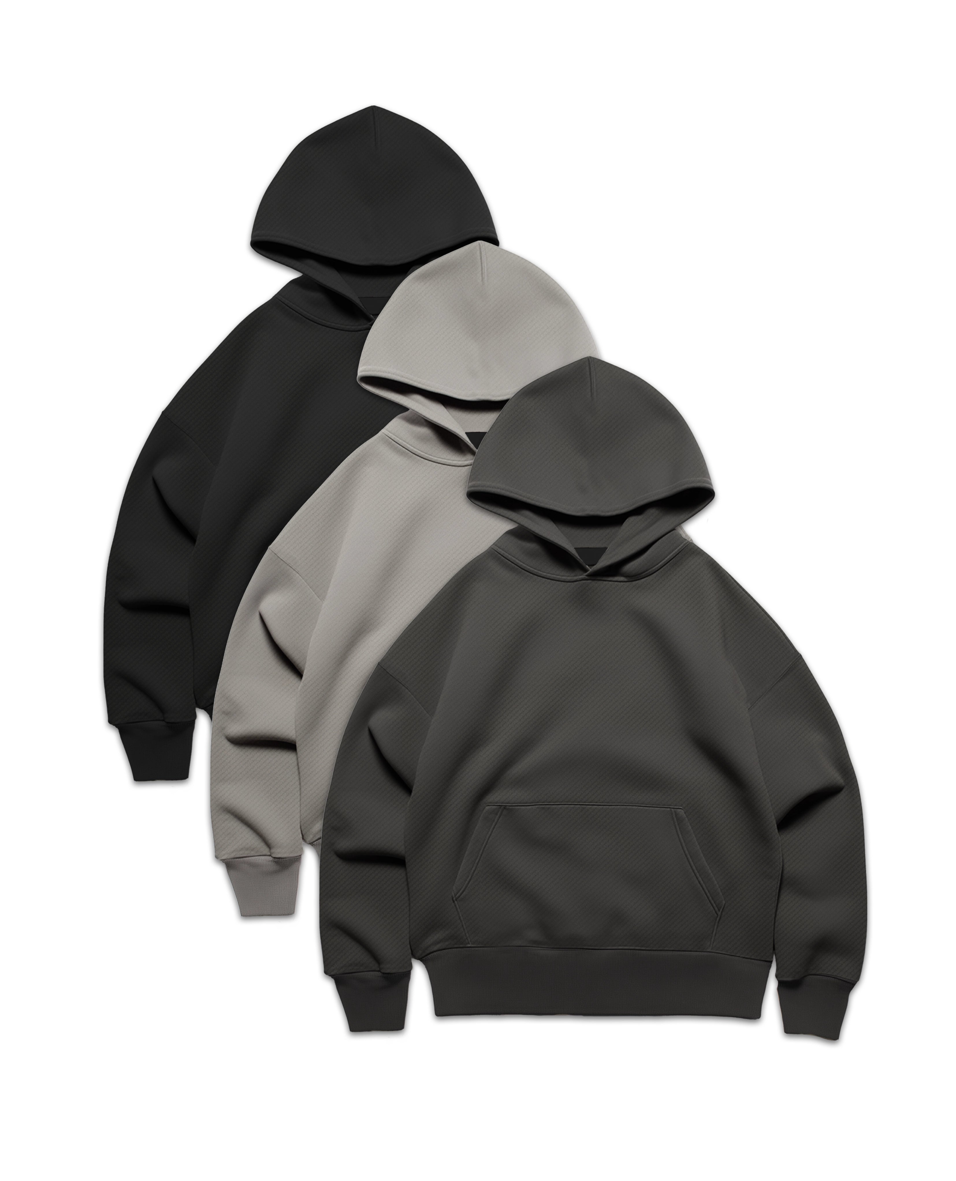 Y27 Ultra Heavy Organic Pull-Overs, Mellow Tones, Hoodie 3-Pack [Pre-order: October 21 delivery]