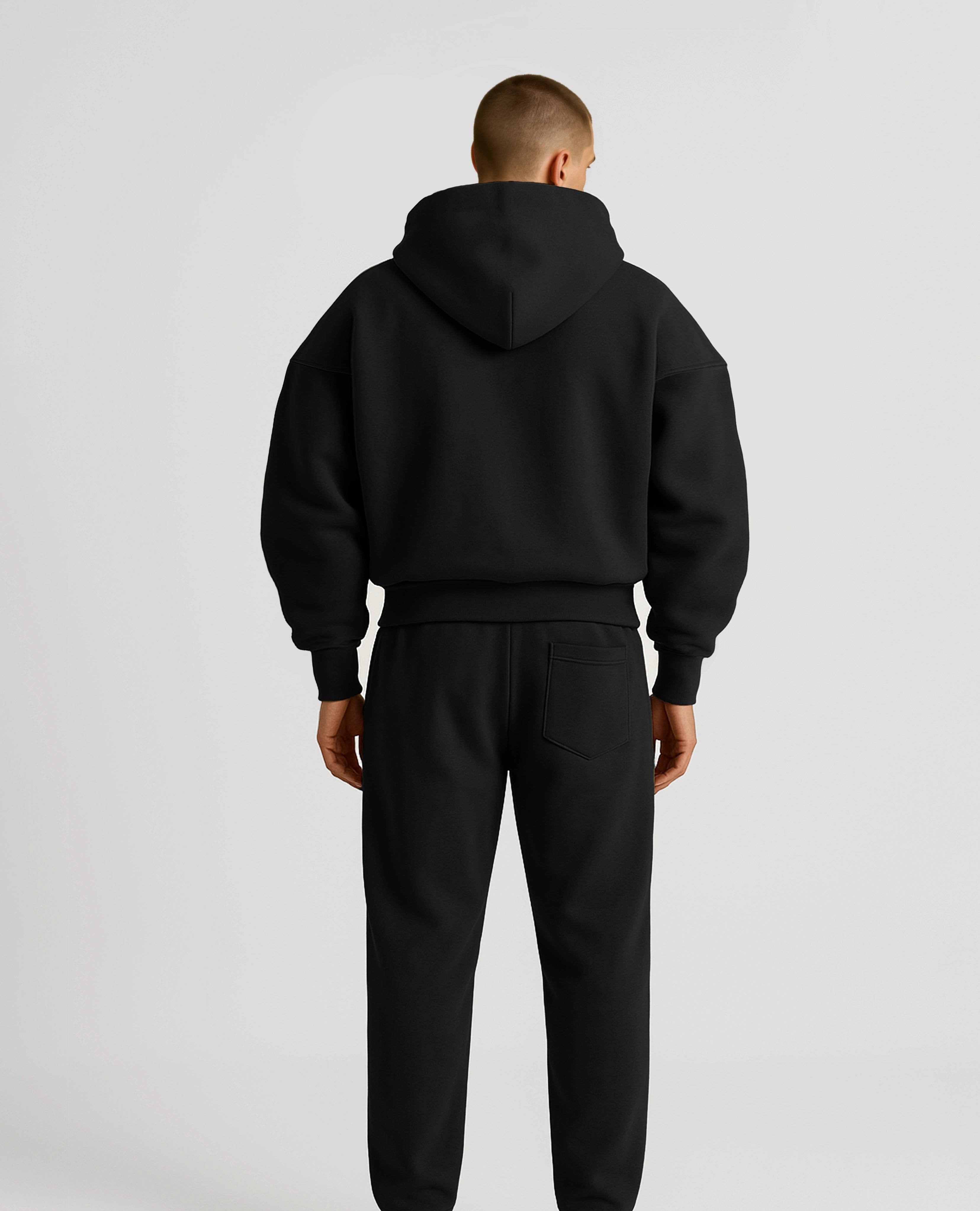 Y27 Ultra Heavy Organic Pull-Over, Jet Black [Pre-Order #3, Ships June 20th]