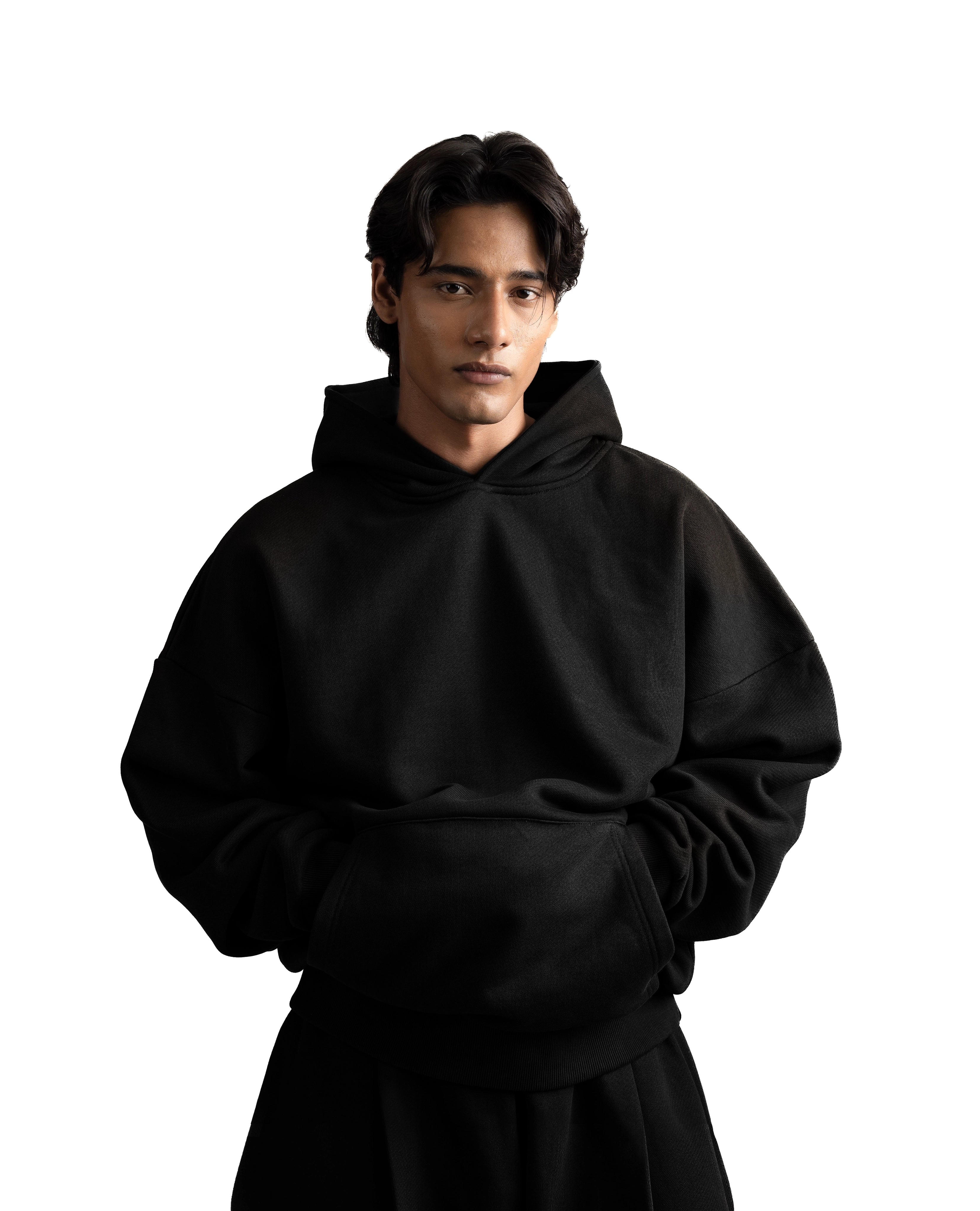 Ultra Heavy Organic Sweatshirt, 3-Pack, Core Elements, midnight black, deep navy, foraged olive