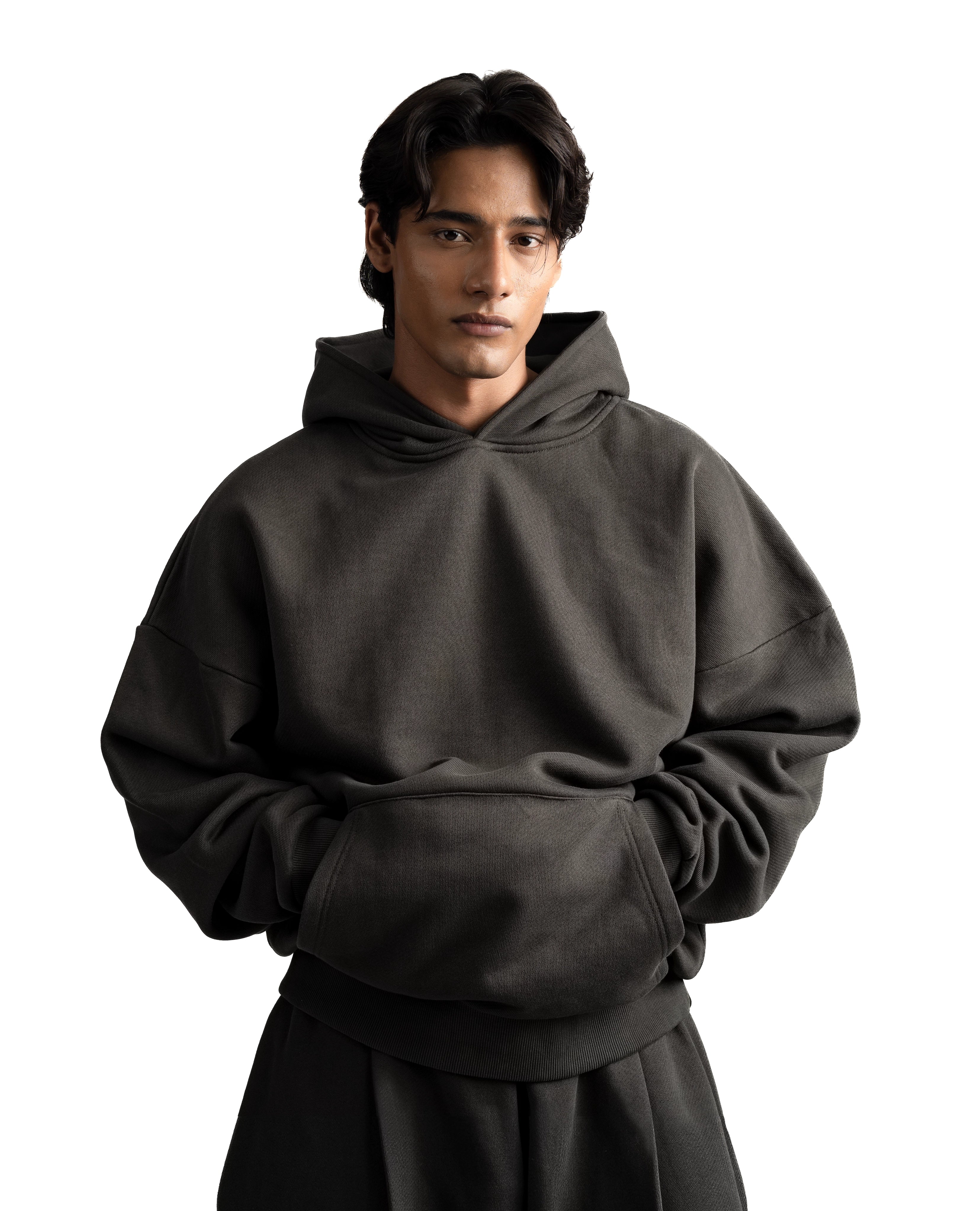 Y27 Ultra Heavy Organic Pull-Over, Volcanic Ash [Pre-order: October 21 delivery]