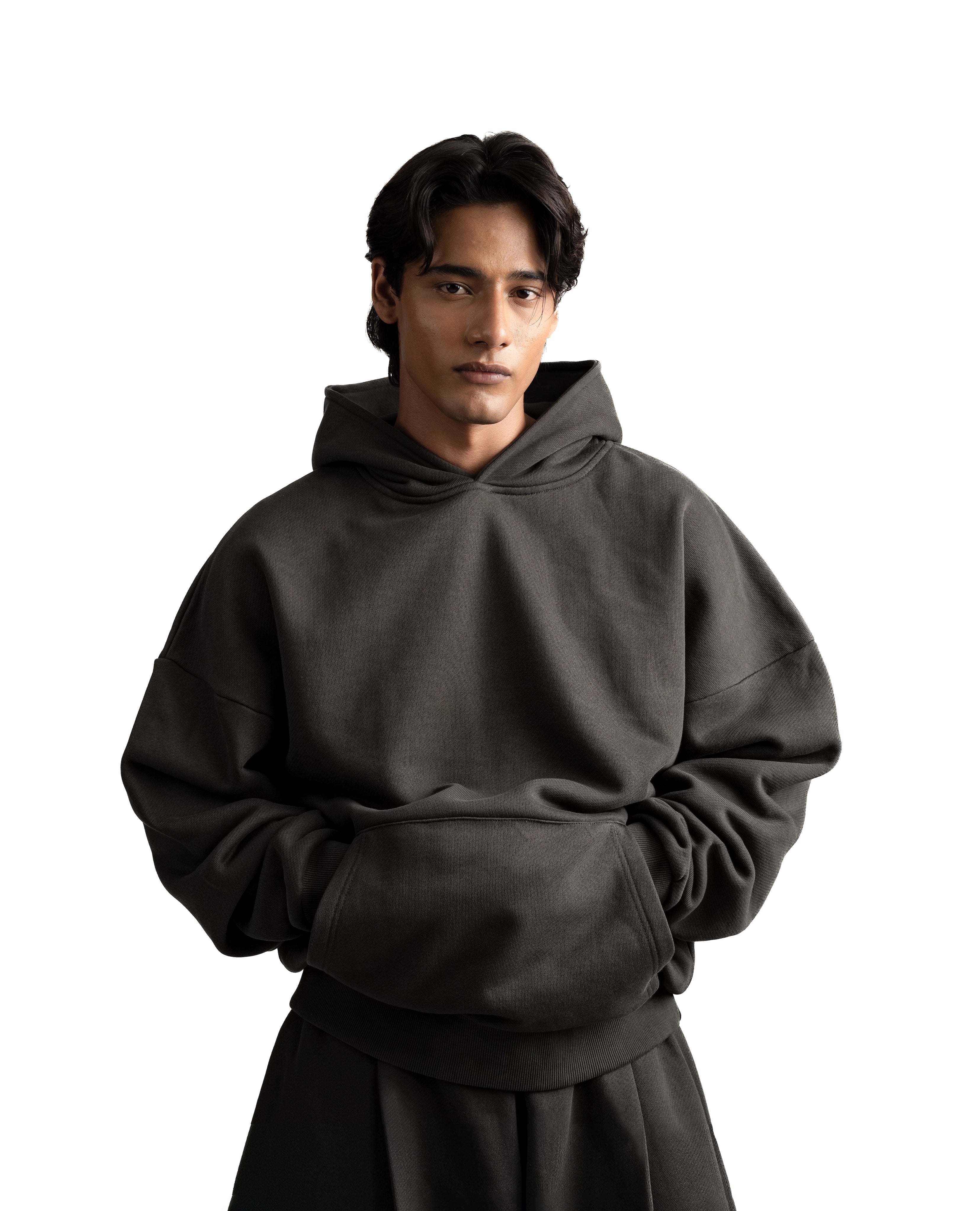 Y27 Ultra Heavy Organic Pull-Over, Volcanic Ash [Pre-order: October 21 delivery]