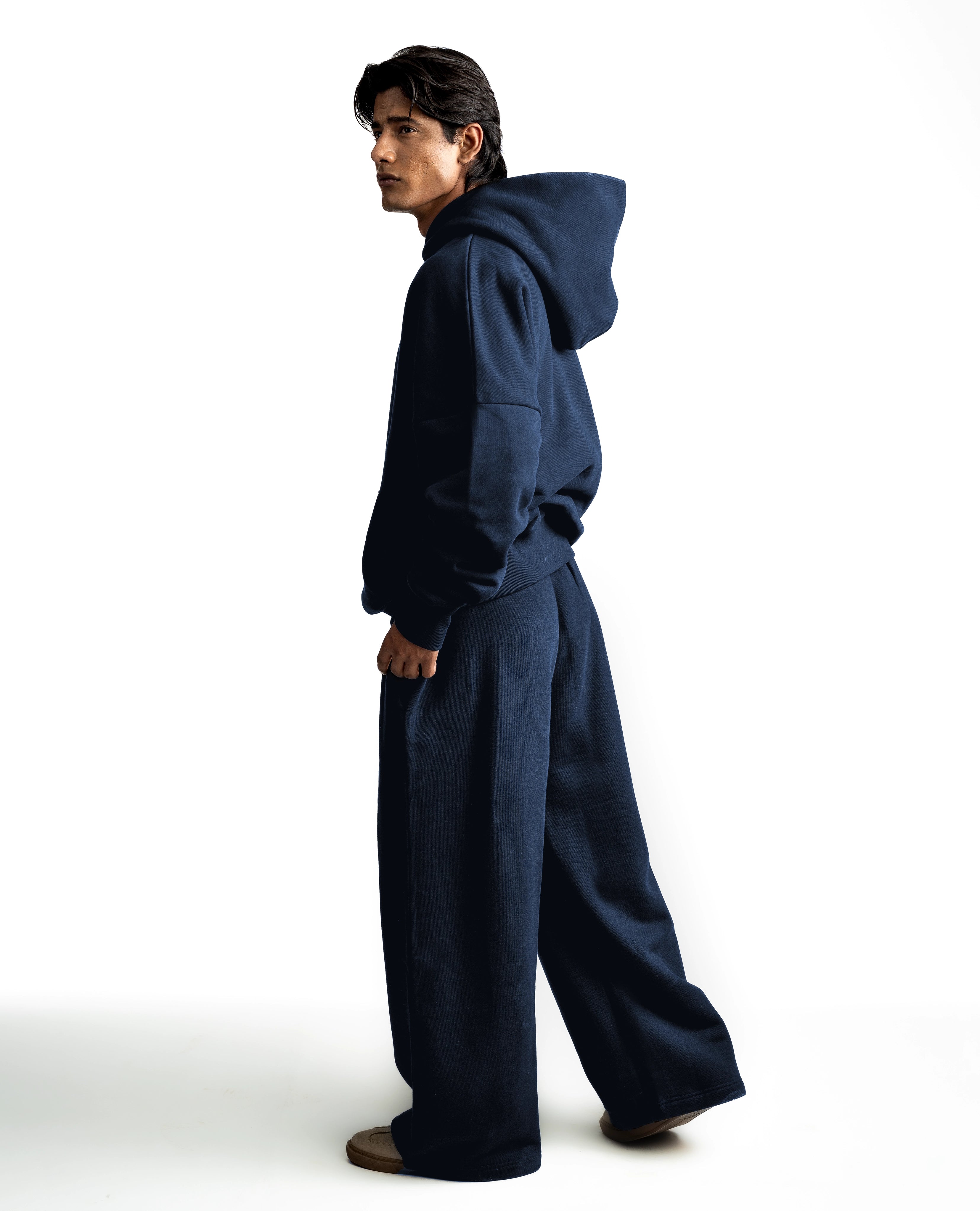 Y27 Ultra Heavy Organic Pull-Over, Deep Navy Blue [IN STOCK]
