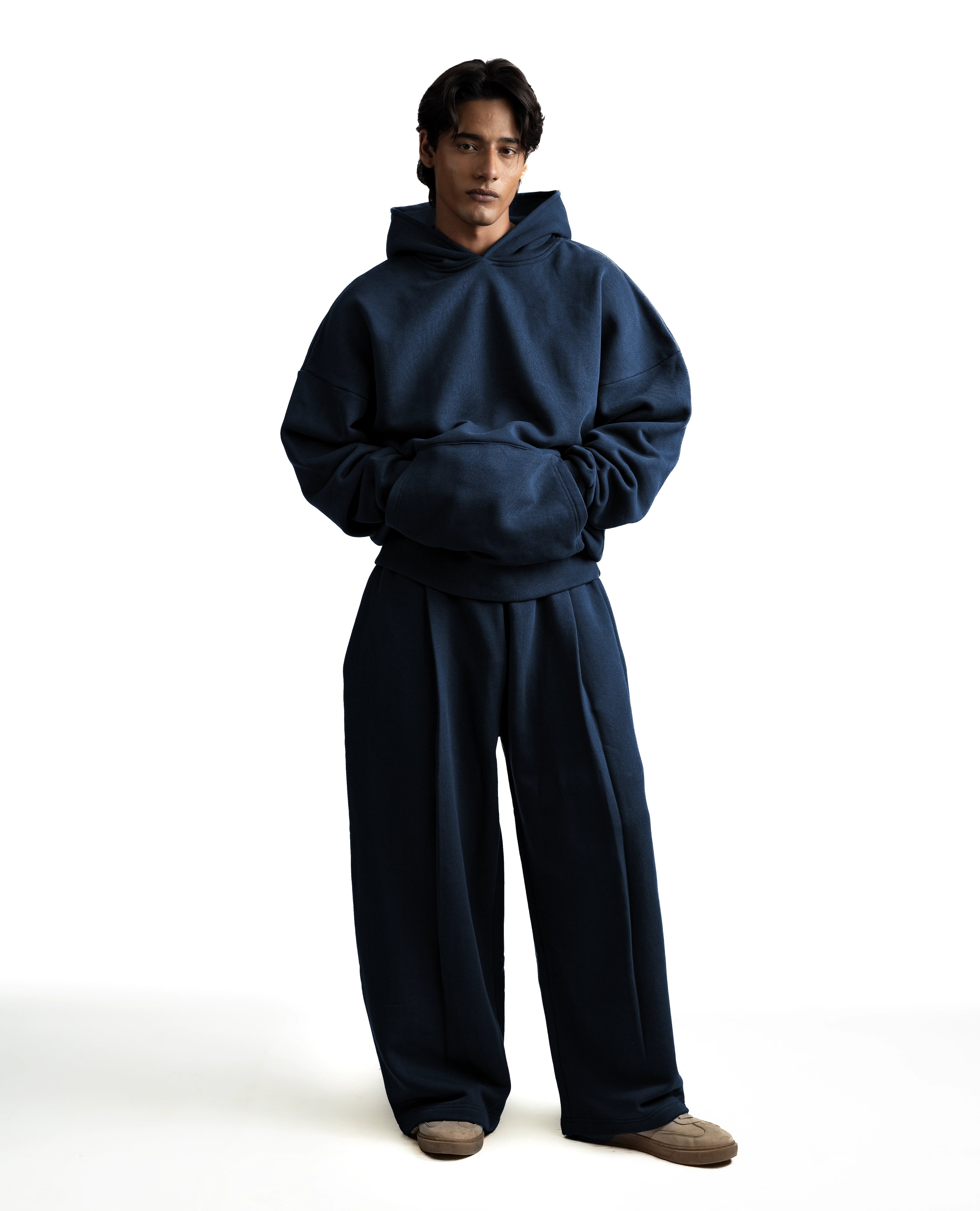 Y27 Ultra Heavy Organic Pull-Over, Deep Navy Blue [IN STOCK]