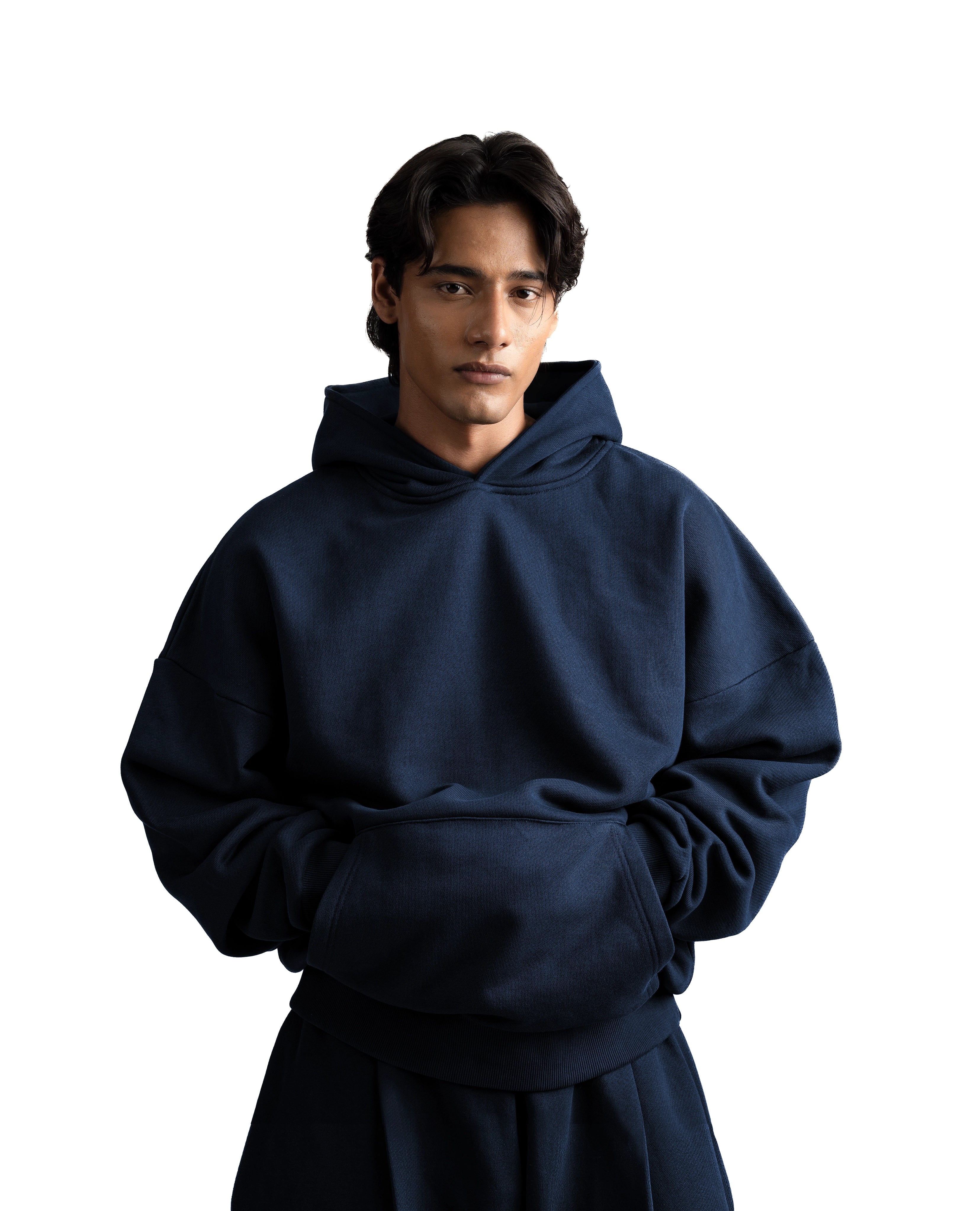 Y27 Ultra Heavy Organic Pull-Over, Deep Navy Blue [IN STOCK]