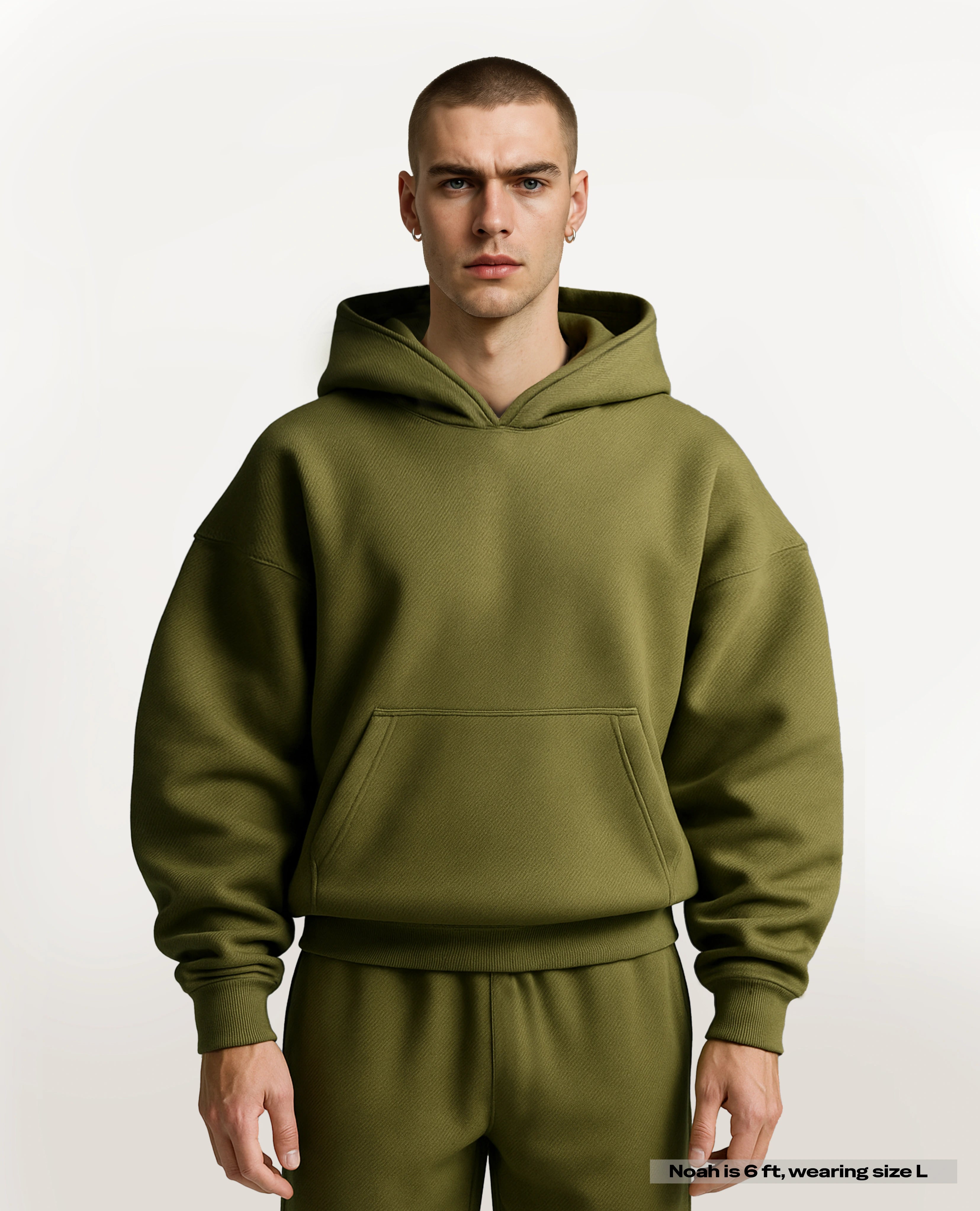 SE465 Oversized Sweat Pants charcoal rust (Clearance Final Sale)