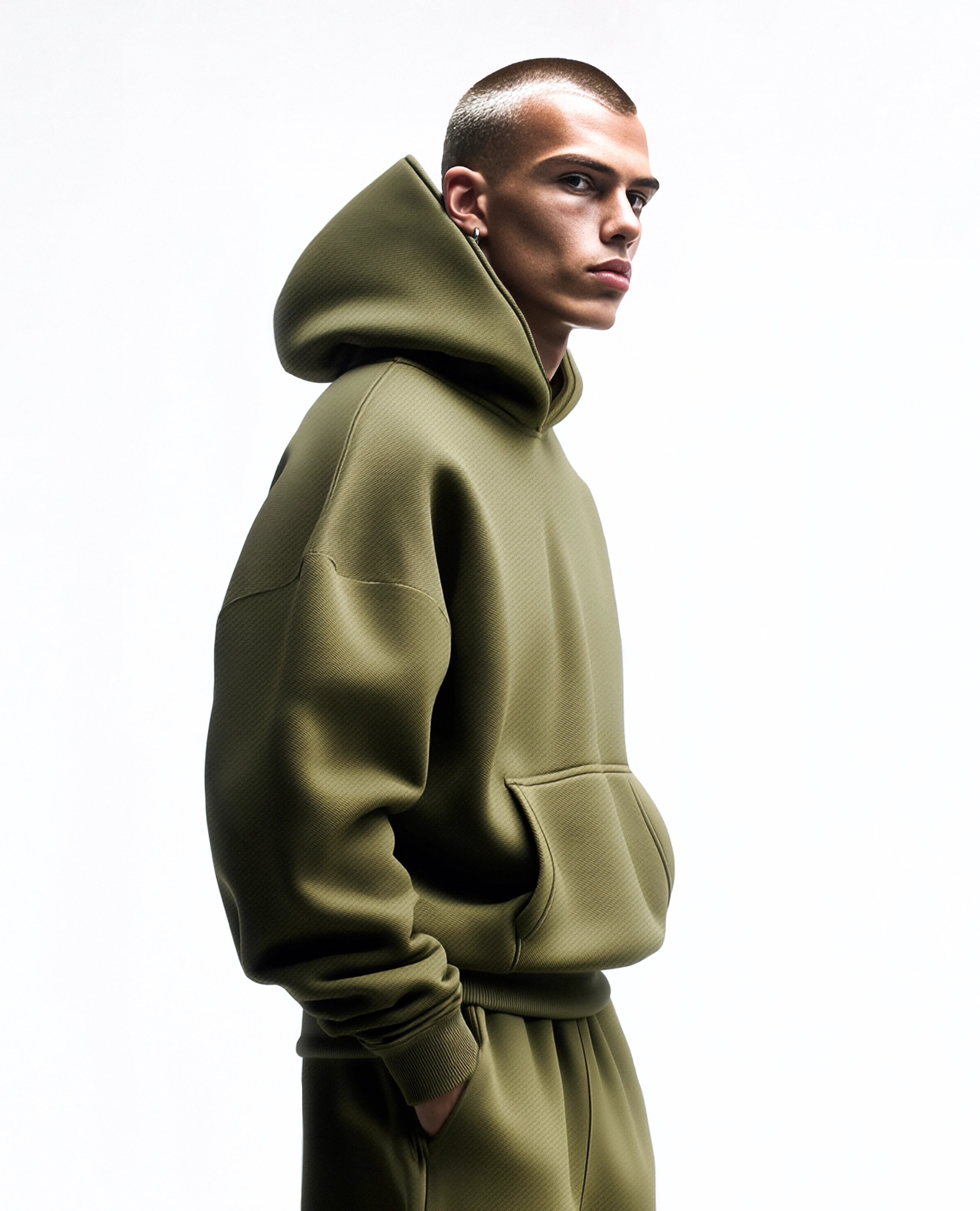 Y27 Ultra Heavy Organic Pull-Over, Olive Green [Pre-Order, Ships February 10th]