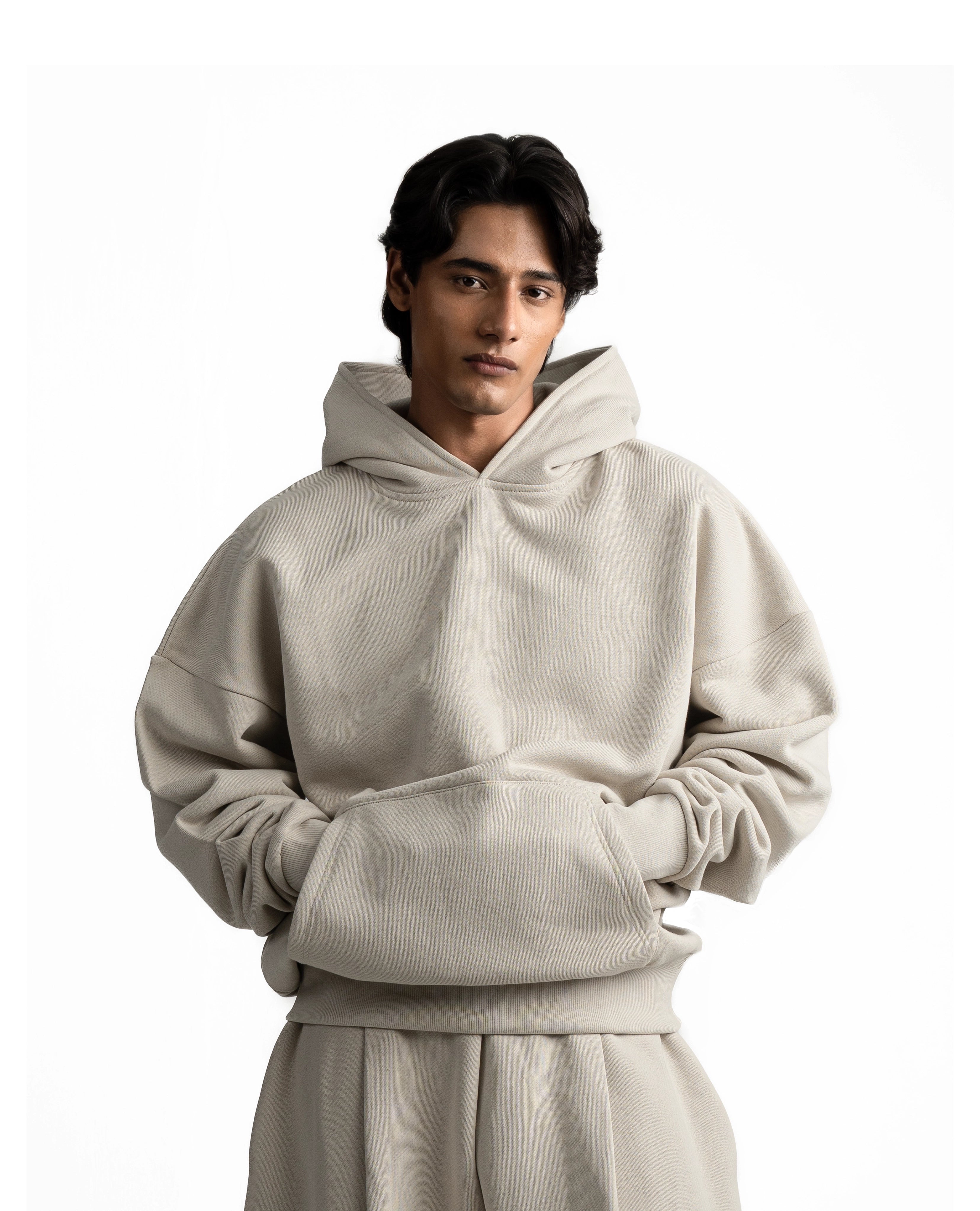 Y27 Ultra Heavy Organic Pull-Over, Smokey taupe [Pre-order, Ships October 21]
