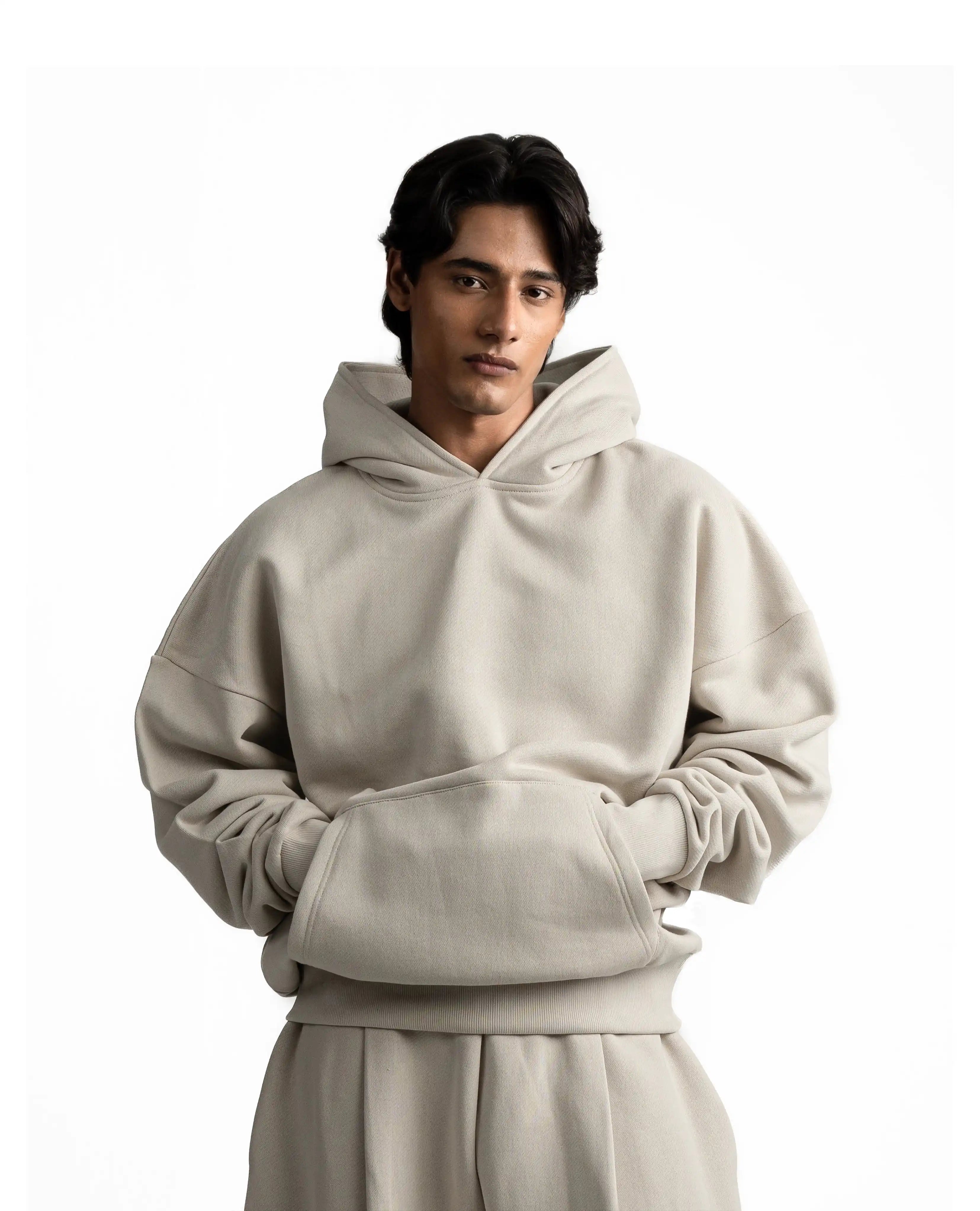 Y27 Ultra Heavy Organic Pull-Over, Smokey Taupe [FACTORY DEFECT] FINAL SALE