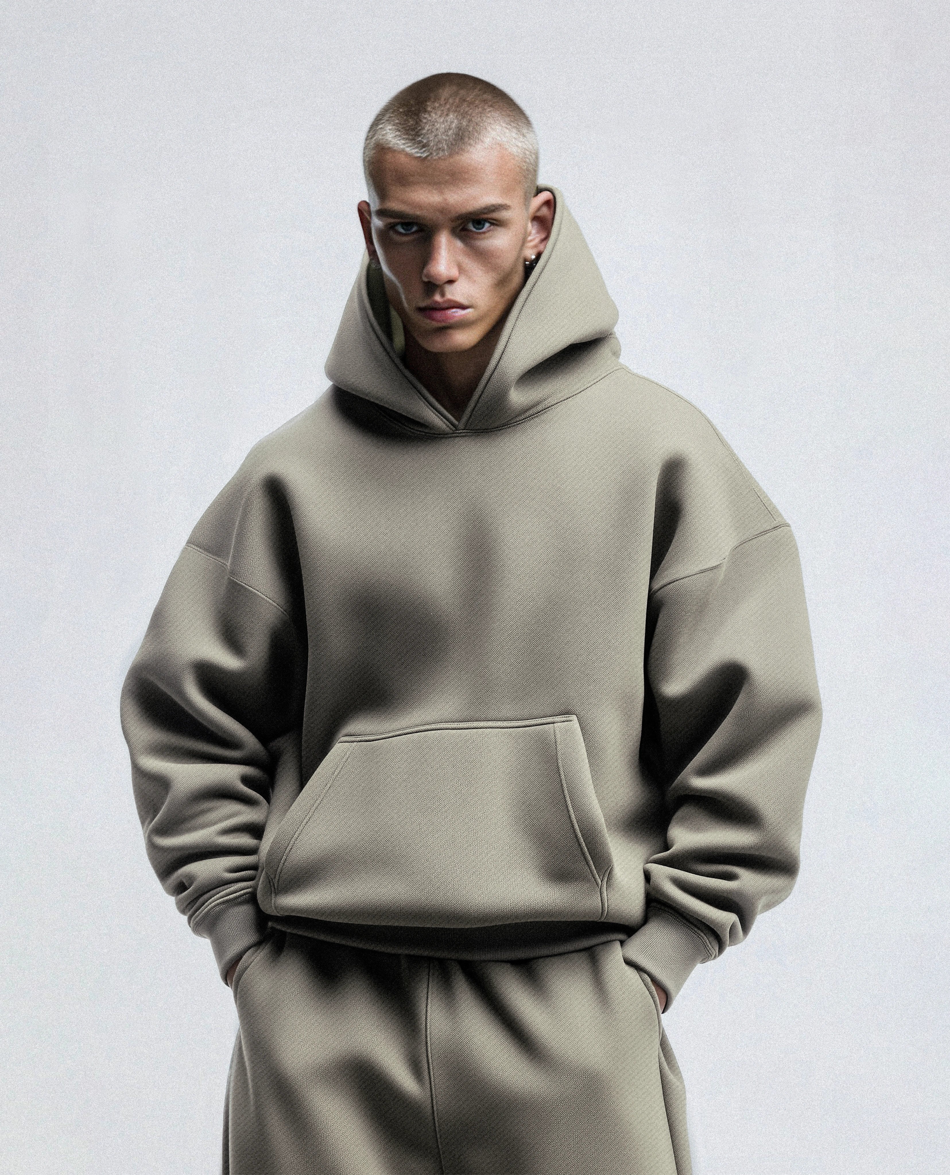 SE465 Oversized Sweat Pants Black