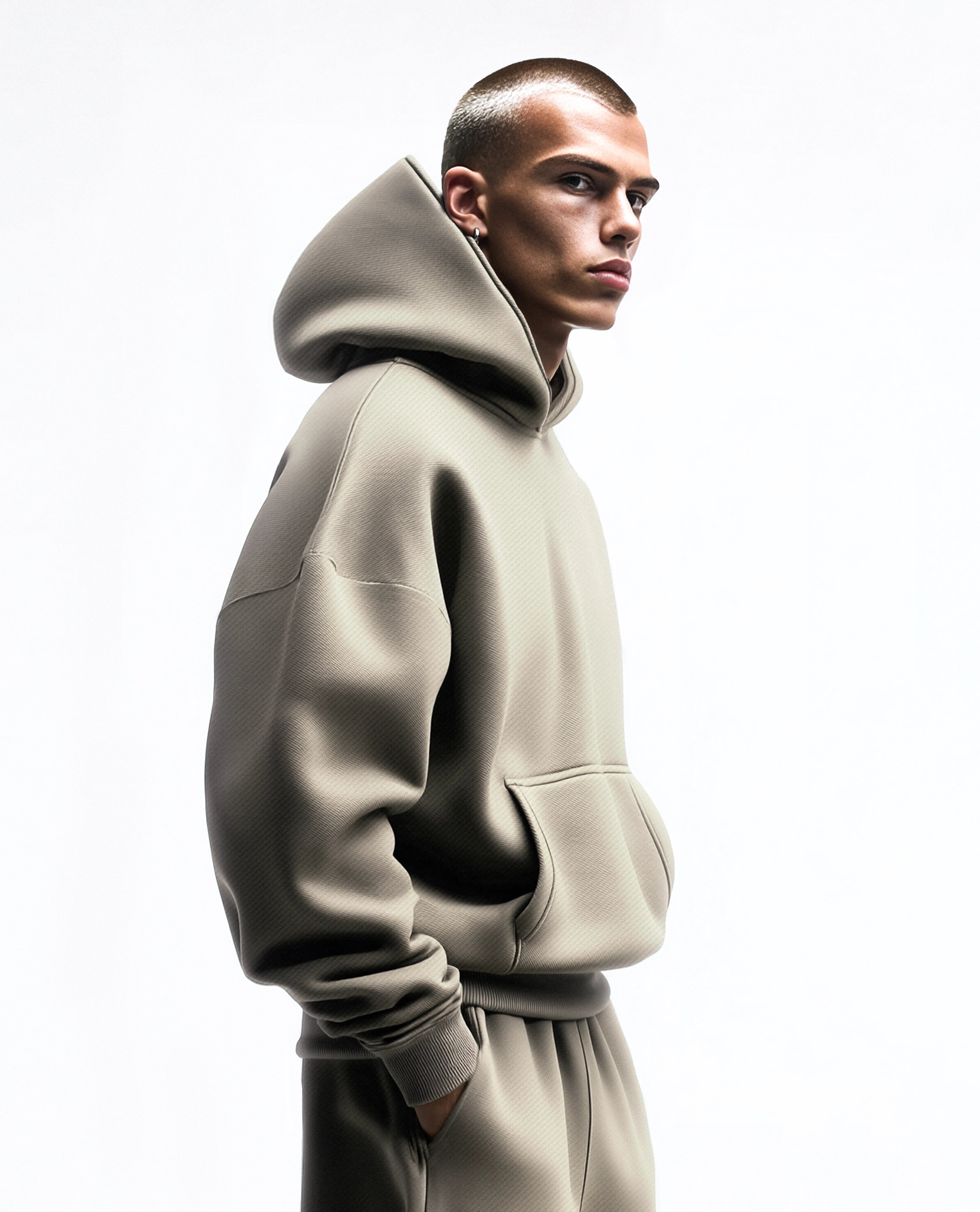 Y27 Ultra Heavy Organic Pull-Over, Smokey taupe [IN STOCK]