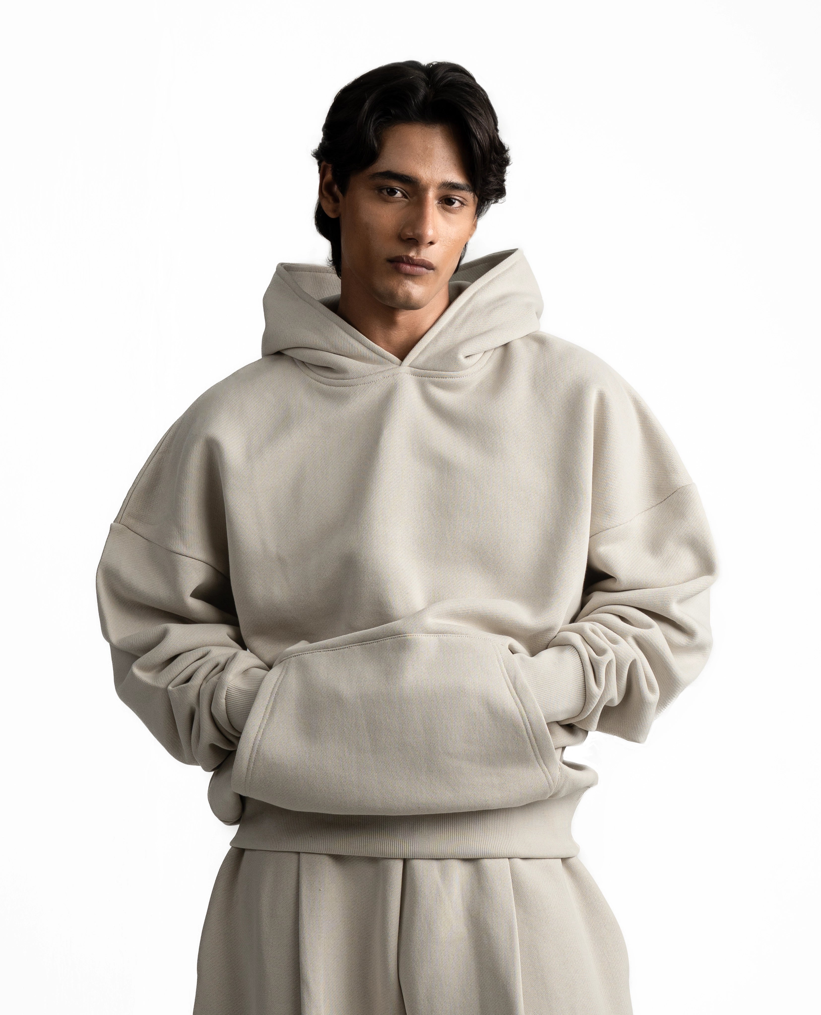 Y31 Ultra Heavy Organic Long Sleeve Sweatshirt, Mocha Brown