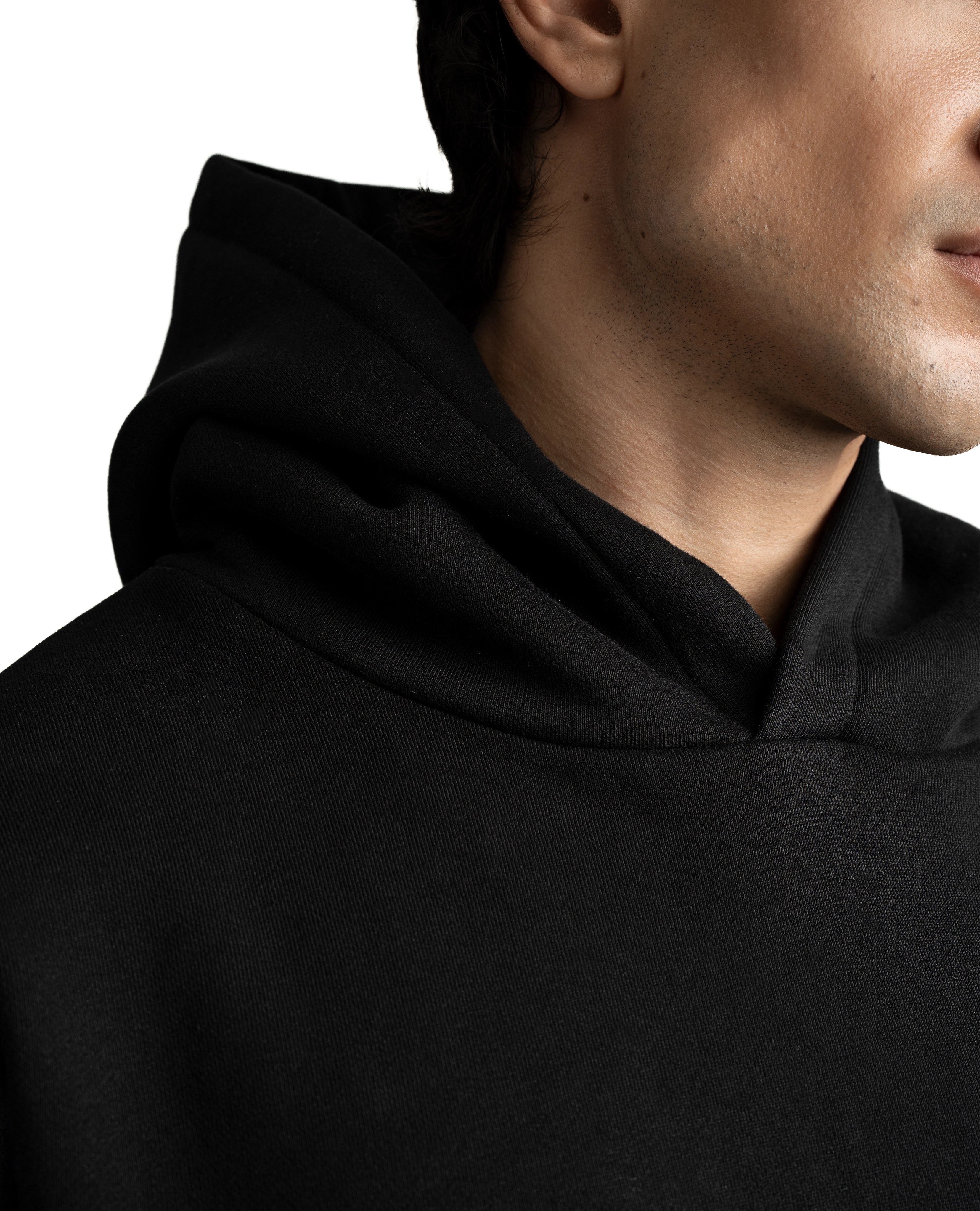 Z27 Standard Oversized Hoodie – Heavyweight 520GSM Organic Cotton, Black [Pre-order: October 21 delivery]